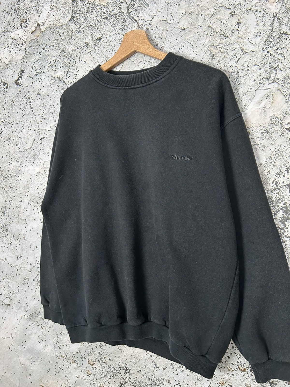 Vintage Vintage Wrangler Black Boxy Crewneck 90s USA Skate Size US M / EU 48-50 / 2 - 2 Thumbnail
