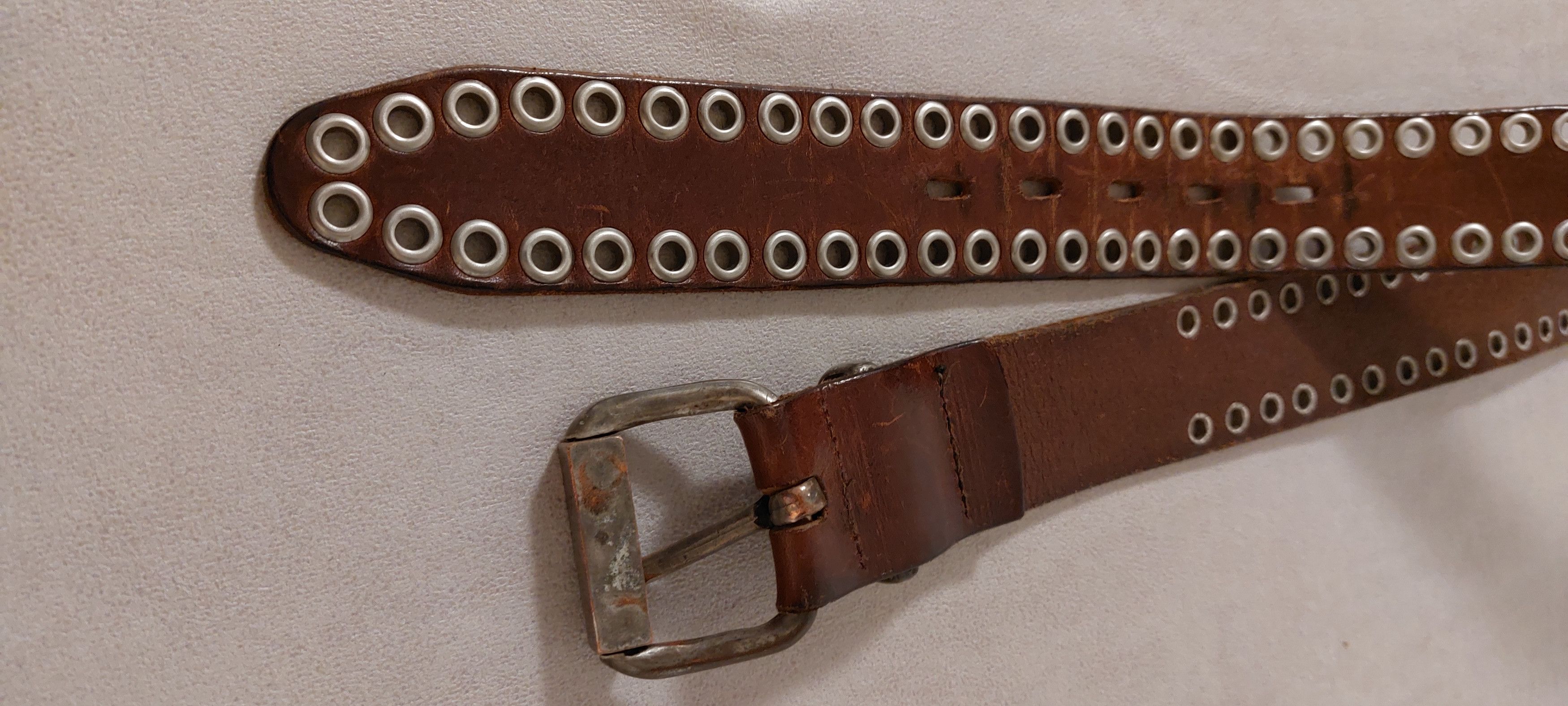 Vintage Western Embossed Leather Belt – Size 36 Italy Size ONE SIZE - 5 Thumbnail