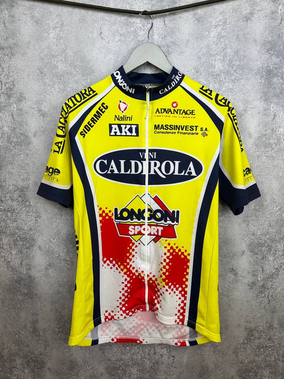 Vintage Vintage Nalini Vini Caldirola Longoni Sport Cycling Jersey Size US L / EU 52-54 / 3 - 1 Thumbnail