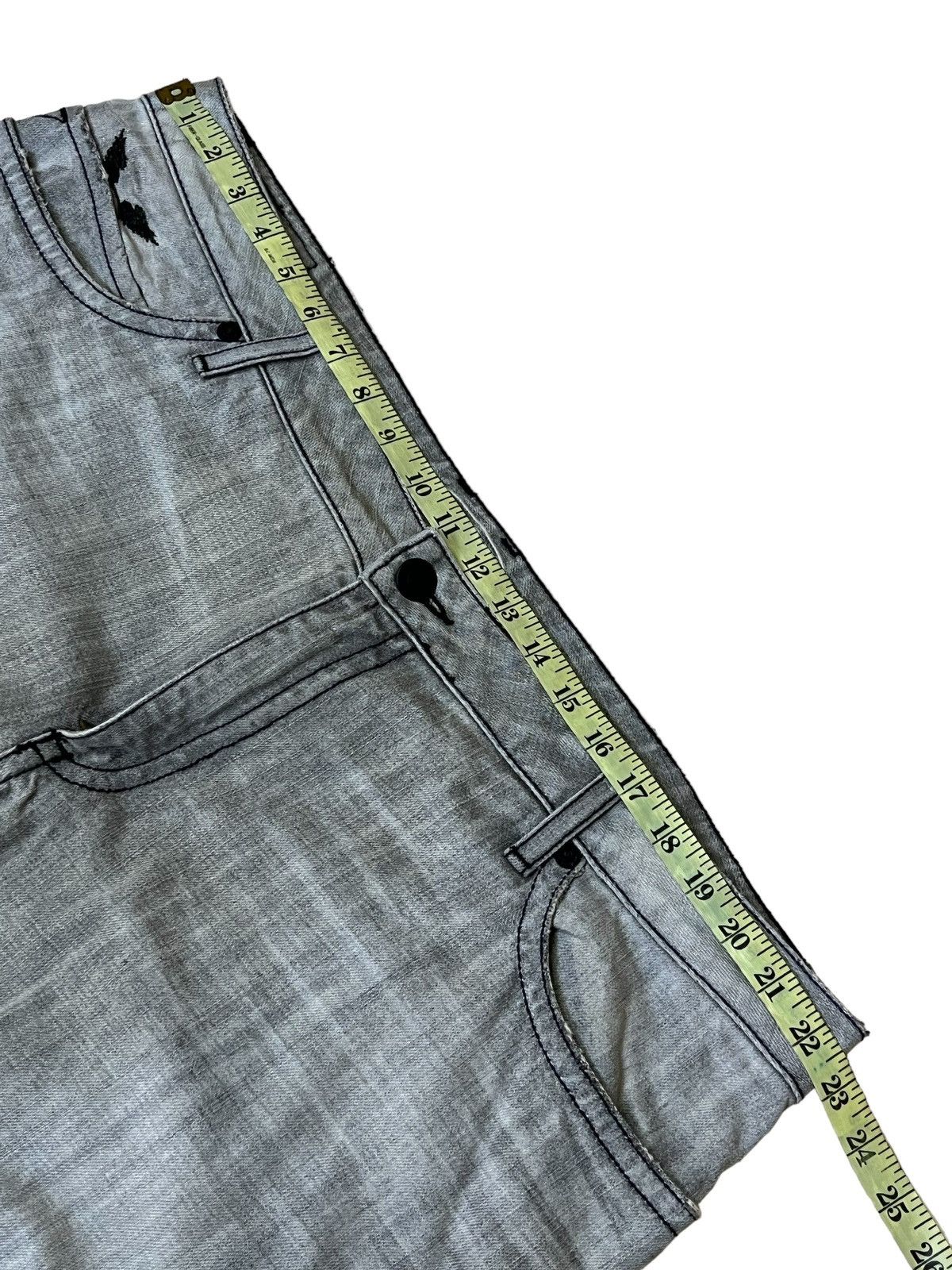 Robins Jeans SICK🔥VINTAGE ROBIN’S JEAN GREY LOWRISE STRAIGHT CUT JEANS Size US 44 / EU 60 - 15 Thumbnail