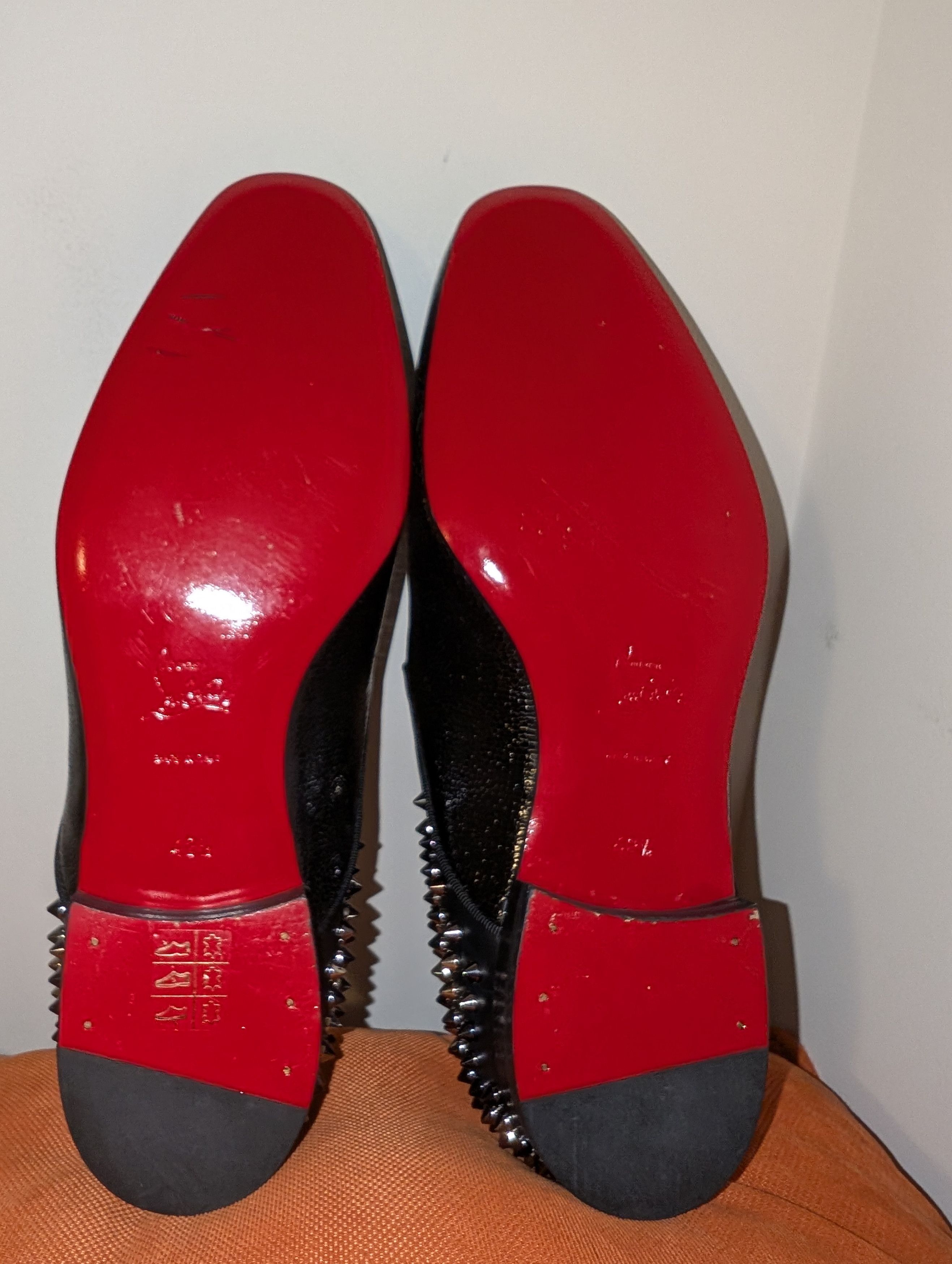 Christian Louboutin Christian Louboutin Tassilo Spike Studded Leather Loufer Size US 9 / EU 42 - 9 Thumbnail