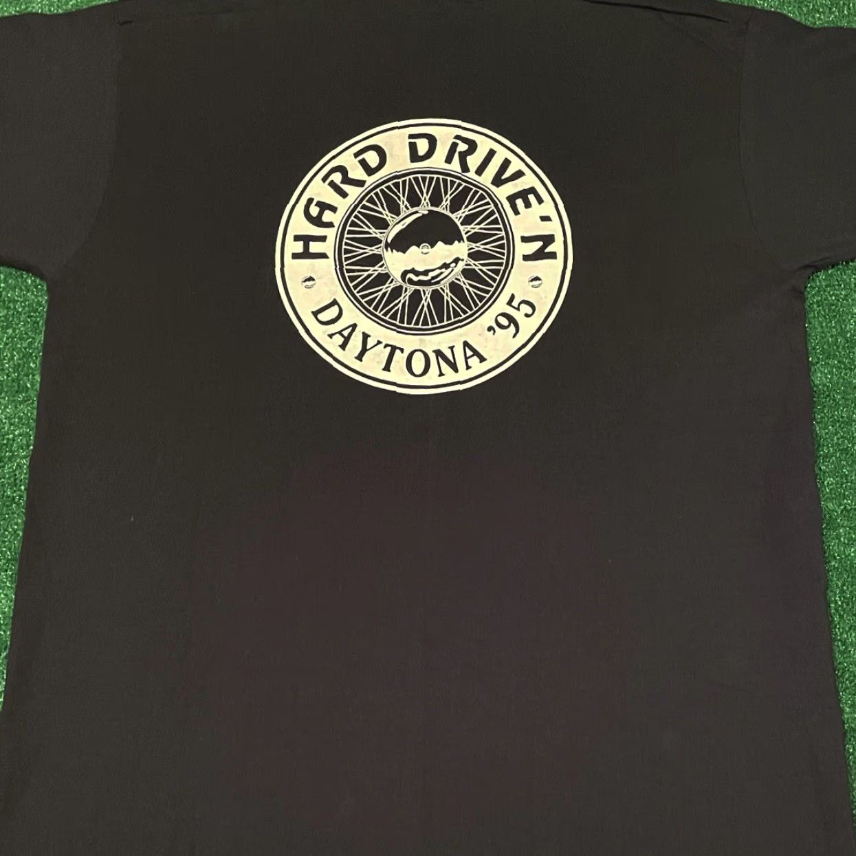 Bones VINTAGE 90s Daytona Beach Bike Week Bare Bones Hard Drive Shirt XXL Black Mens T-Shirt Size US XXL / EU 58 / 5 - 2 Thumbnail