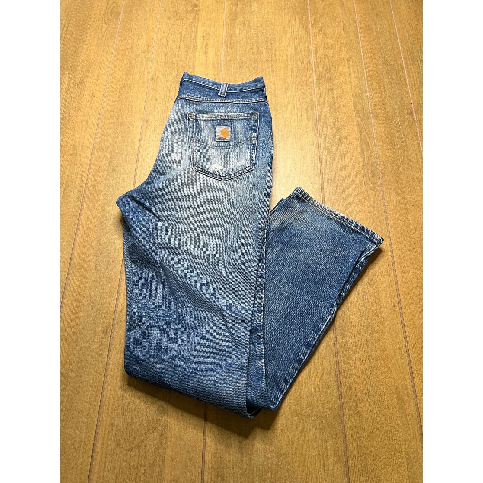 Carhartt Vintage Carhartt Sz 32x34 Men’s Blue Denim Jeans Y2K Distres Size US 32 / EU 48 - 1 Thumbnail
