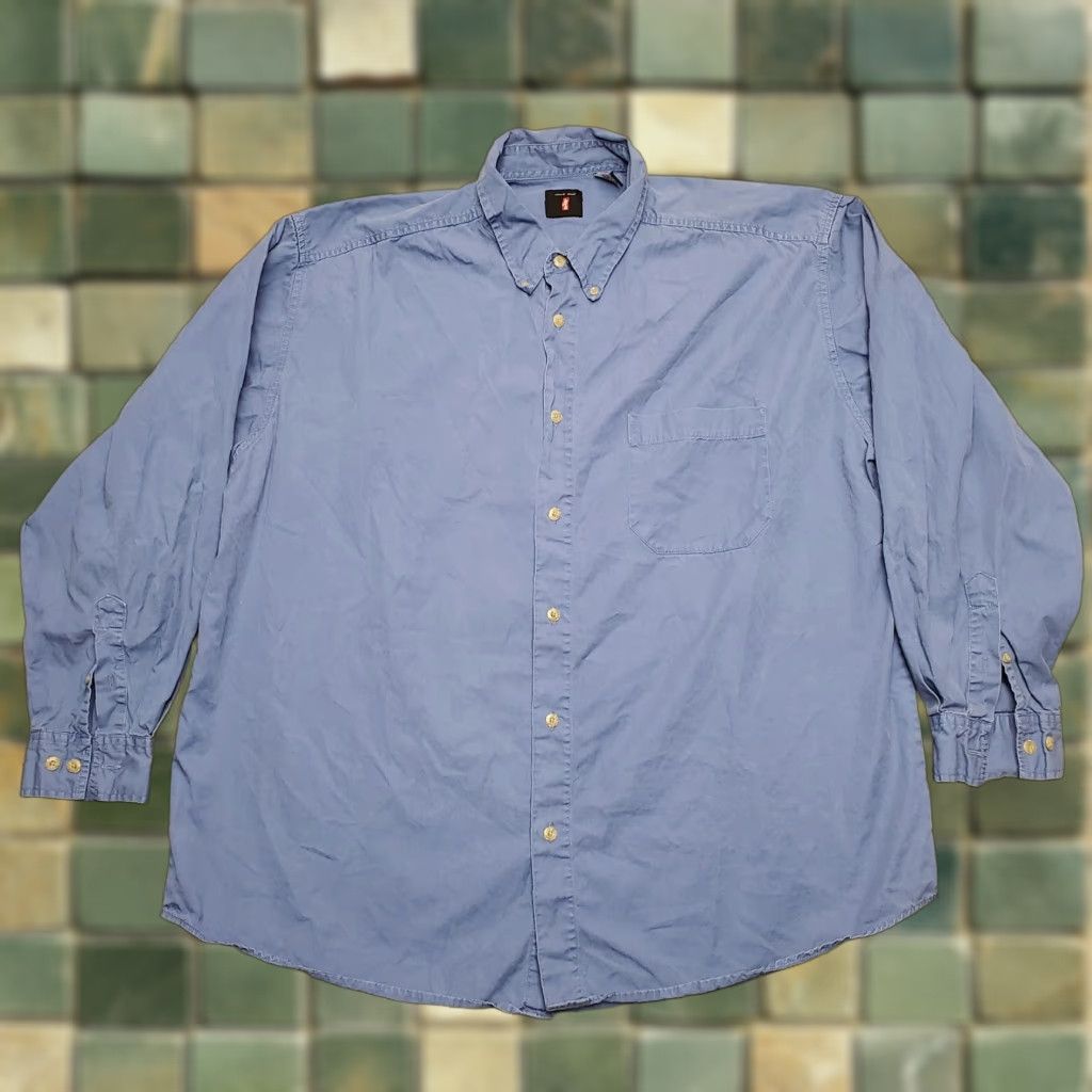 Levi's Levi's Jeans Shirt Mens XL Blue Button-Down Red Tab 100% Cotton Outdoor Casual Shirt Mens XL Blue Denim Button-Up Casual Outdoor Red Tab 100% Cotton Size US XL / EU 56 / 4 - 1 Thumbnail