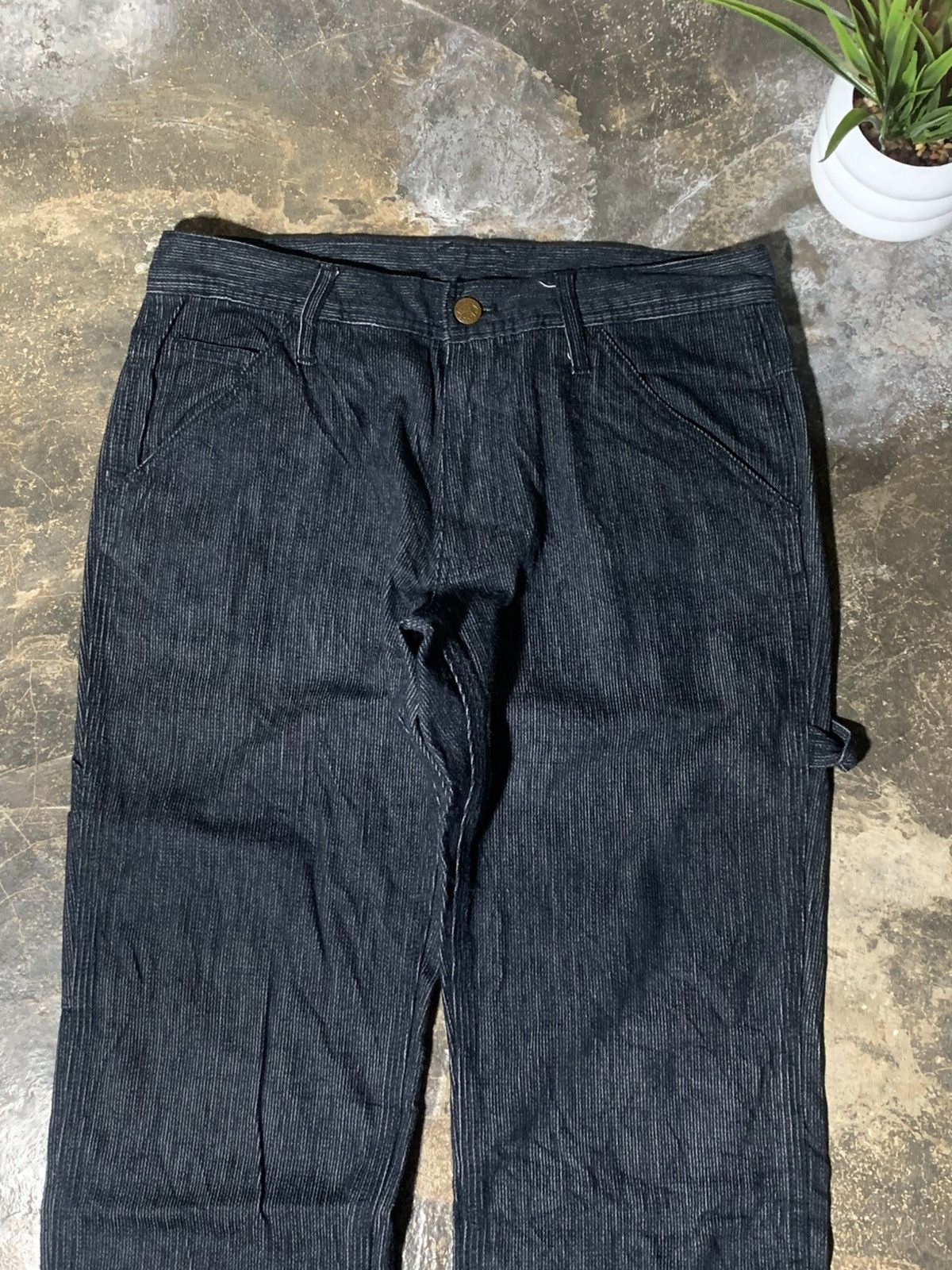Japanese Brand Betty Smith Blue Carpenter Corduroy Pants Size US 28 / EU 44 - 2 Thumbnail