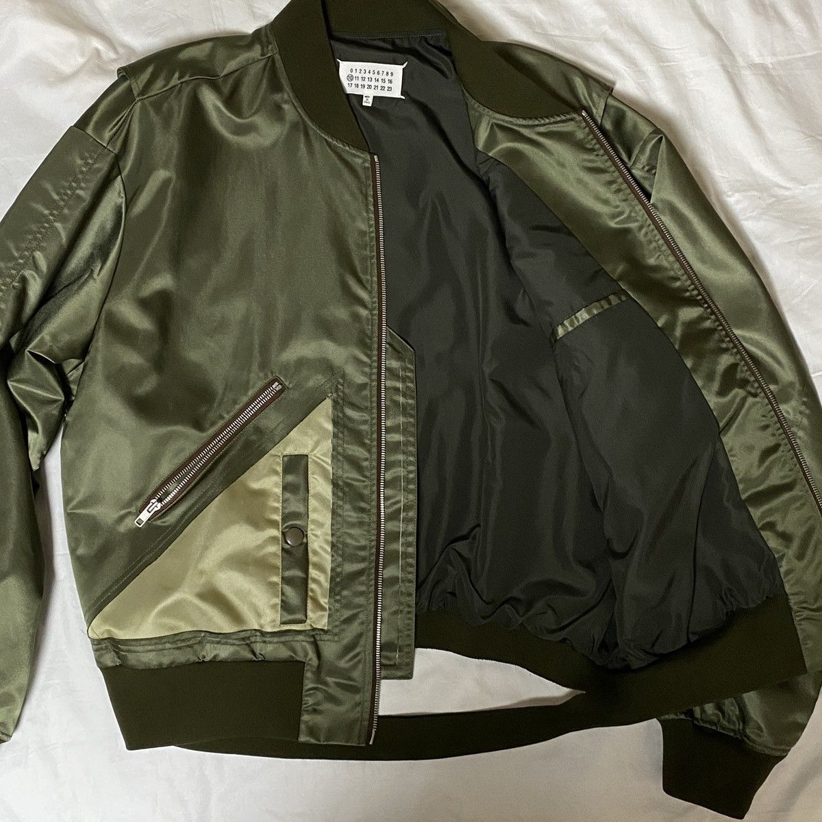 Maison Margiela Margiela Military Split Hem Bomber Jacket 2018ss Size US M / EU 48-50 / 2 - 5 Thumbnail