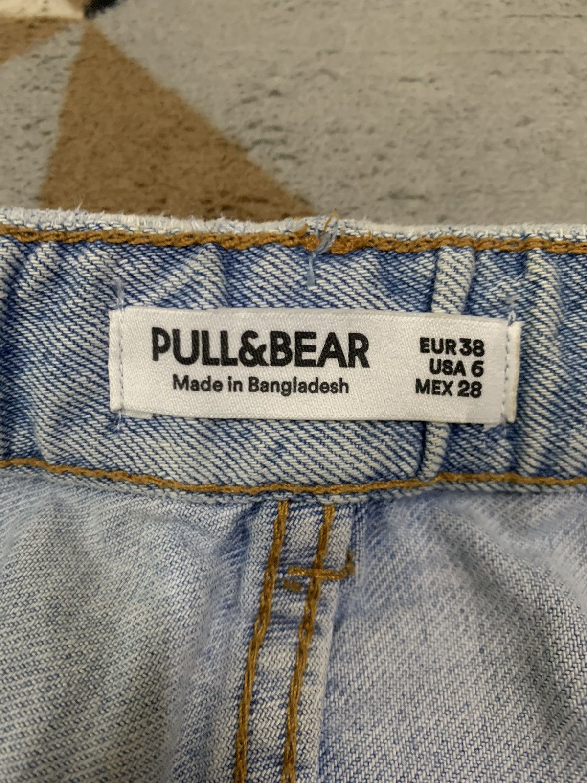 Pull & Bear Pull & Bear Blue Wash Stretchable High Waisted Balloon Jeans Size US 30 / EU 46 - 11 Thumbnail
