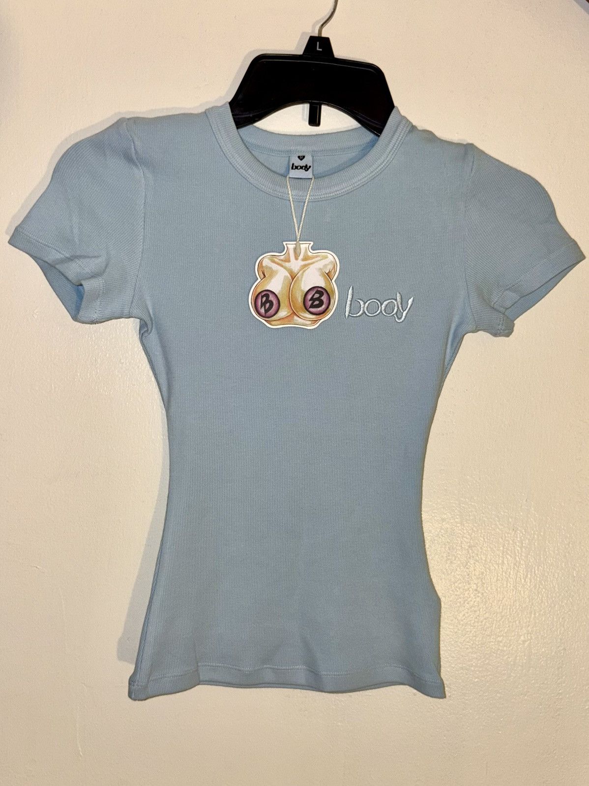 Body by Raven Tracy Blue Ribbed shirt and skirt Set Size ONE SIZE - 1 Thumbnail