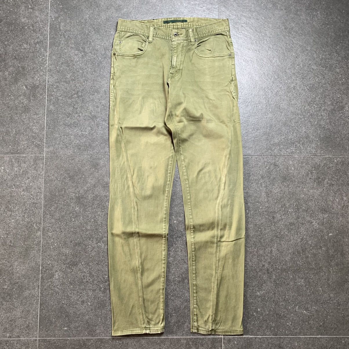 If Six Was Nine × Japanese Brand × Le Grande Bleu (L.G.B.) 2000s Tete Homme Spiral Cut Pants Size US 30 / EU 46 - 2 Thumbnail