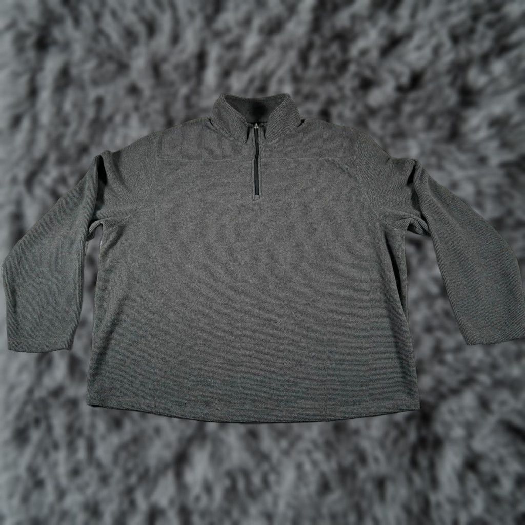 Faded Glory Faded Glory 1/4 Zip Sweater Mens 2XL Gray Fleece Zipper Pullover Streetwear Y2K Size US XXL / EU 58 / 5 - 1 Thumbnail