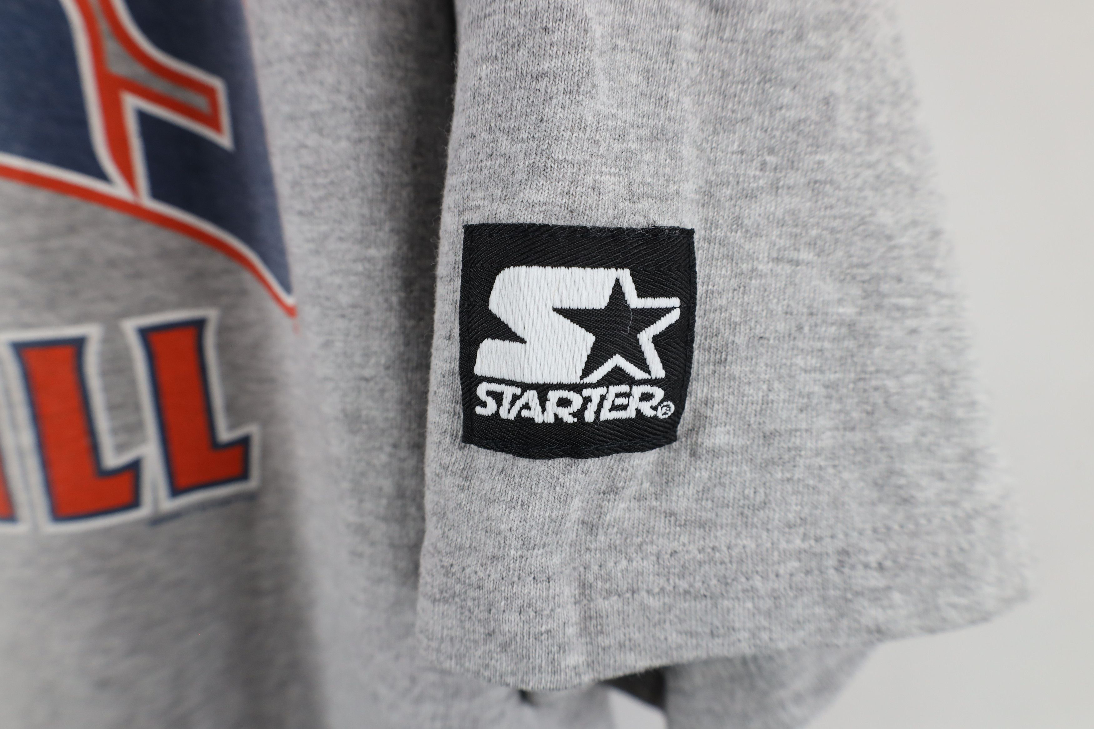 Starter × Vintage Vintage 90s Starter Tigers Baseball T-Shirt Heather Gray Size US XL / EU 56 / 4 - 4 Thumbnail