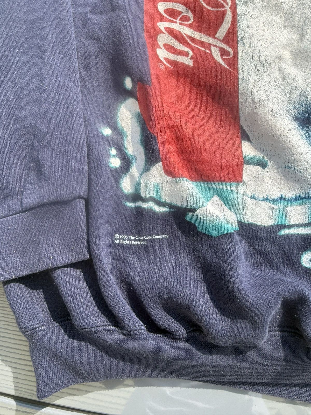 Coca Cola 1995 Coca Cola Surfing Polar Bear Sweatshirt Size US L / EU 52-54 / 3 - 2 Thumbnail