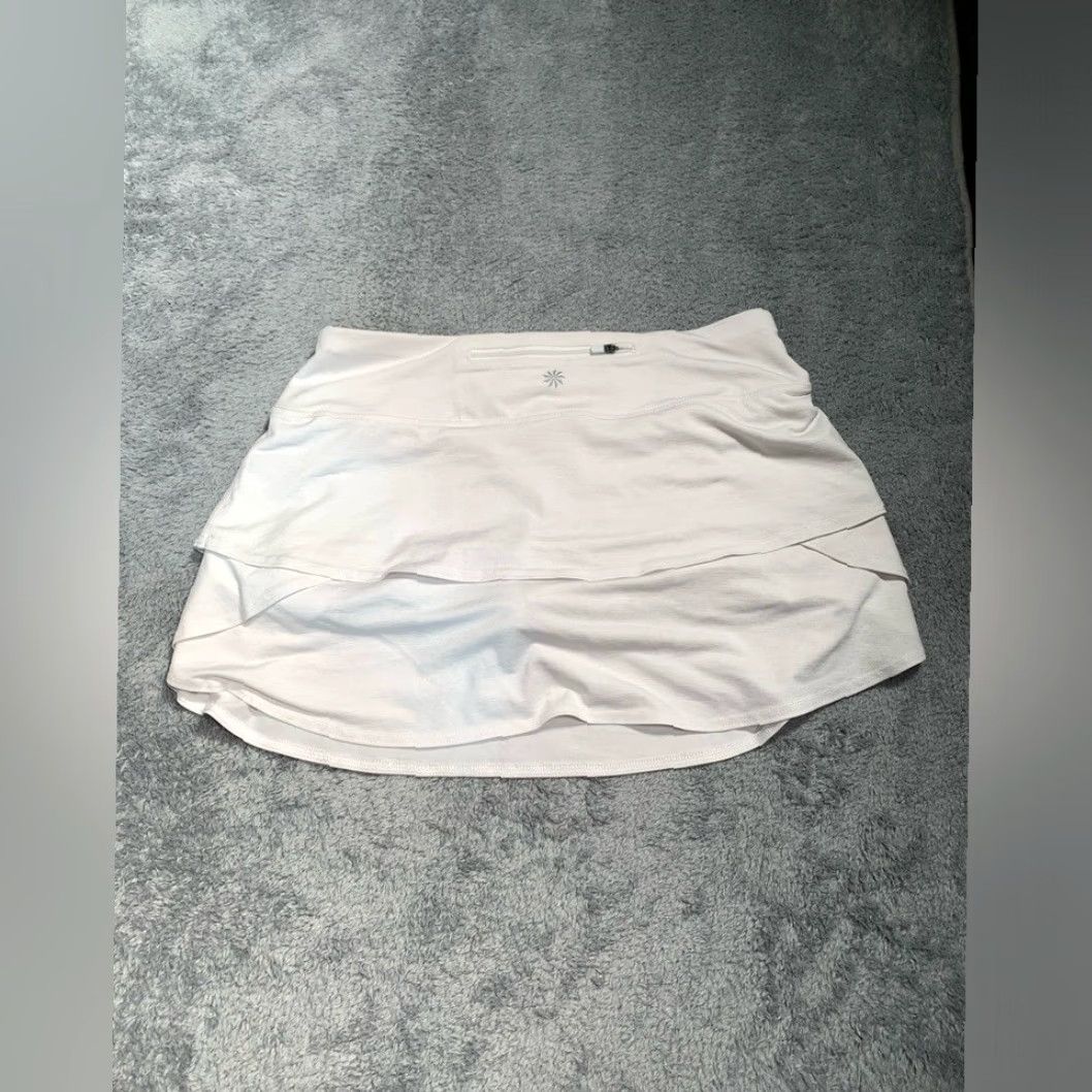 Athleta Athleta Skort Women Medium White Athletic Regular M Size ONE SIZE - 7 Thumbnail