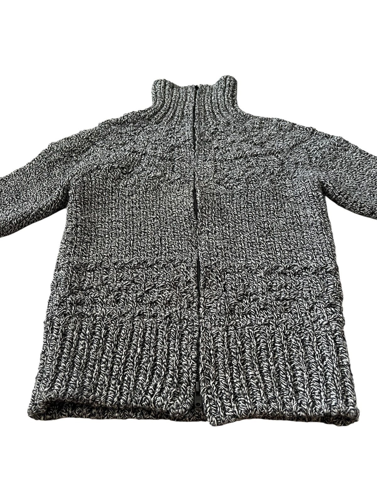 Ato Matsumoto Ato Matsumoto Knitting Construction Zipper Sweater Size US S / EU 44-46 / 1 - 10 Thumbnail