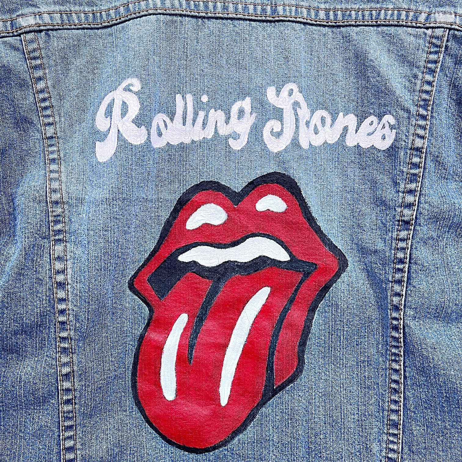 Levi's × The Rolling Stones Levis Rolling Stones Vintage 90 Denim Trucker Jacket Women M Size M / US 6-8 / IT 42-44 - 6 Thumbnail