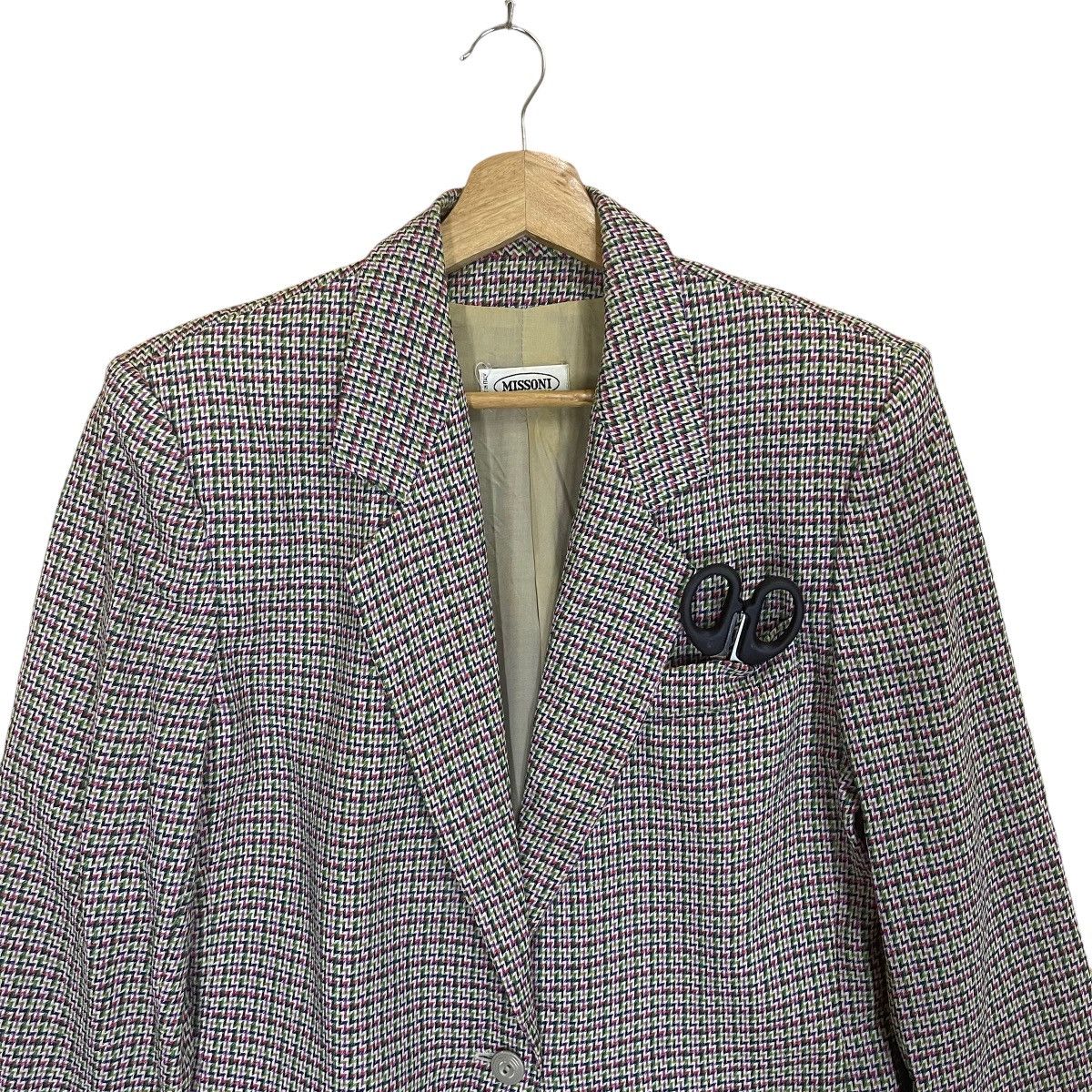 Beauty Beast Vintage 90s Missoni Donna Button Coat Blazer Size US S / EU 44-46 / 1 - 5 Thumbnail