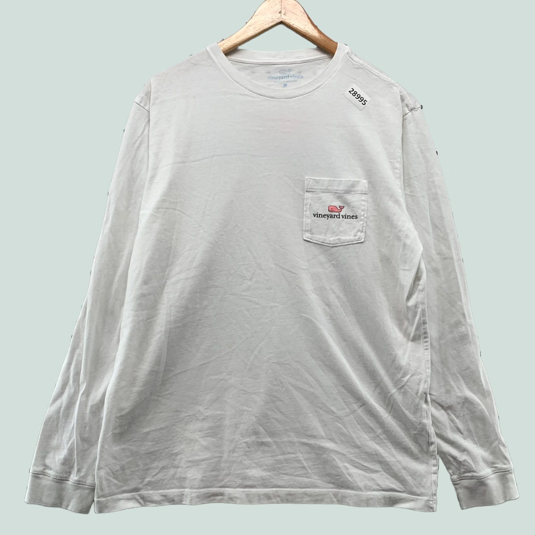 Vineyard Vines VINEYARD VINES Pocket Shirt Mens M Long Sleeve White Pink Whale Shirt Size US M / EU 48-50 / 2 - 1 Thumbnail