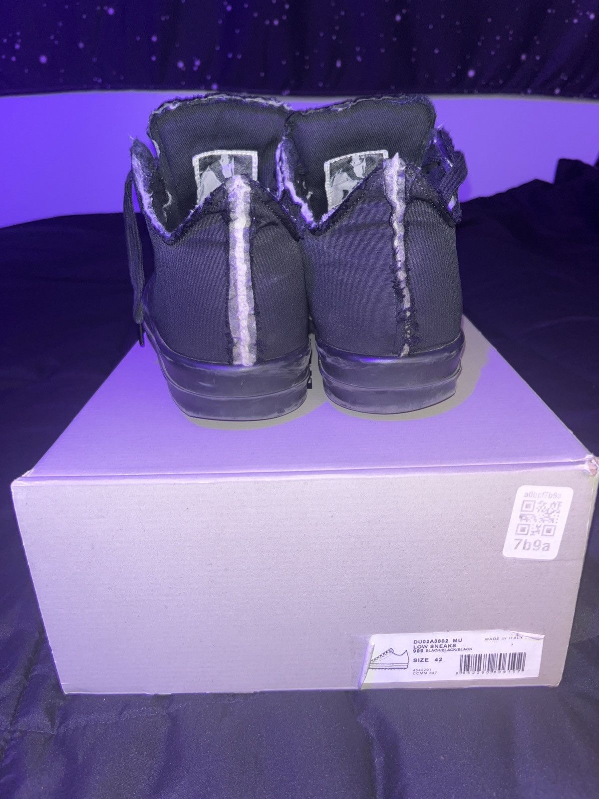 Rick Owens Drkshdw Rick Owens DrkShdw Triple Black Gethsemane Cotton Size US 9 / EU 42 - 7 Thumbnail