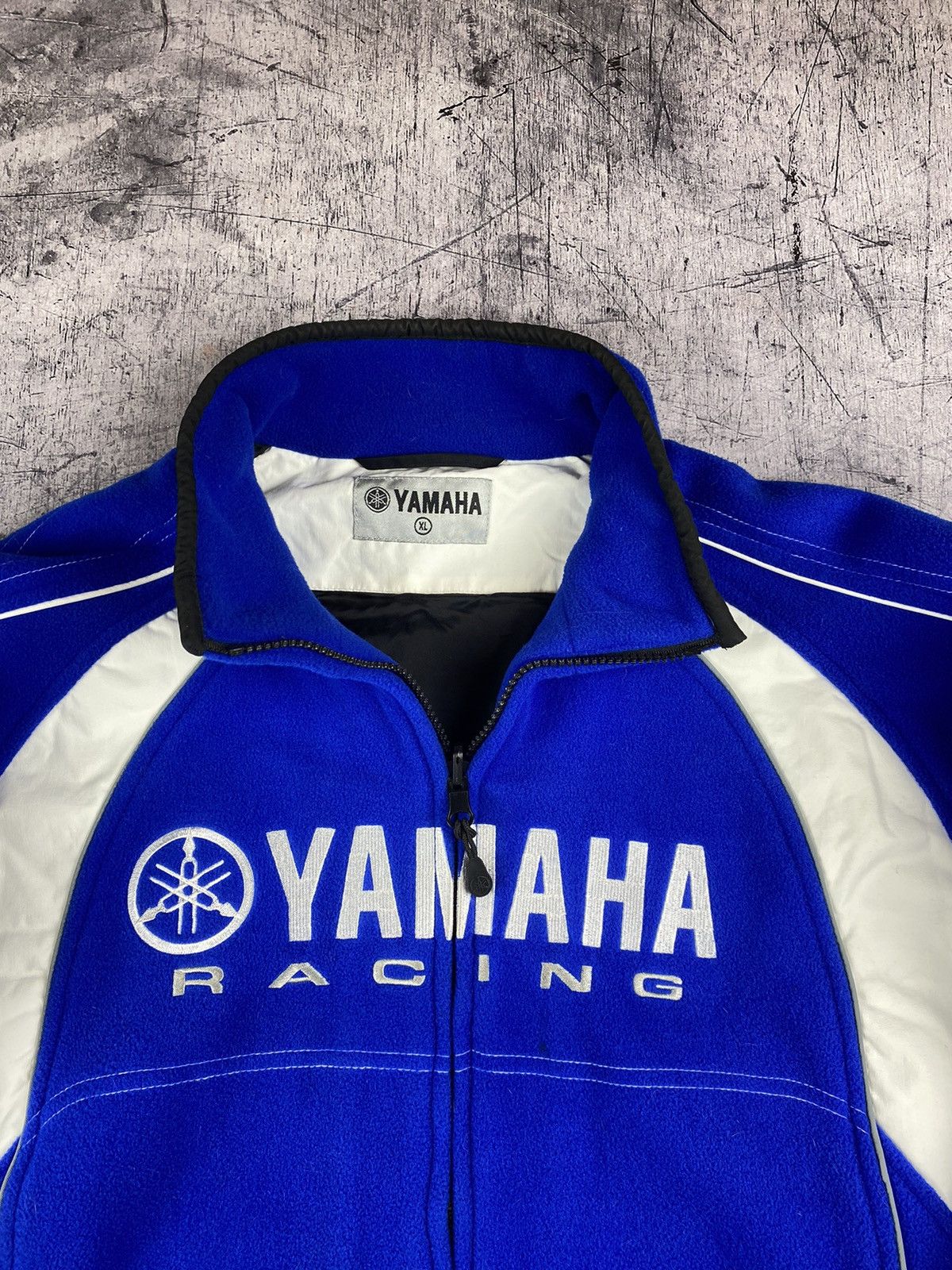 Vintage × Yamaha Vintage Yamaha Racing Fleece Zip Jacket Size US XL / EU 56 / 4 - 5 Thumbnail