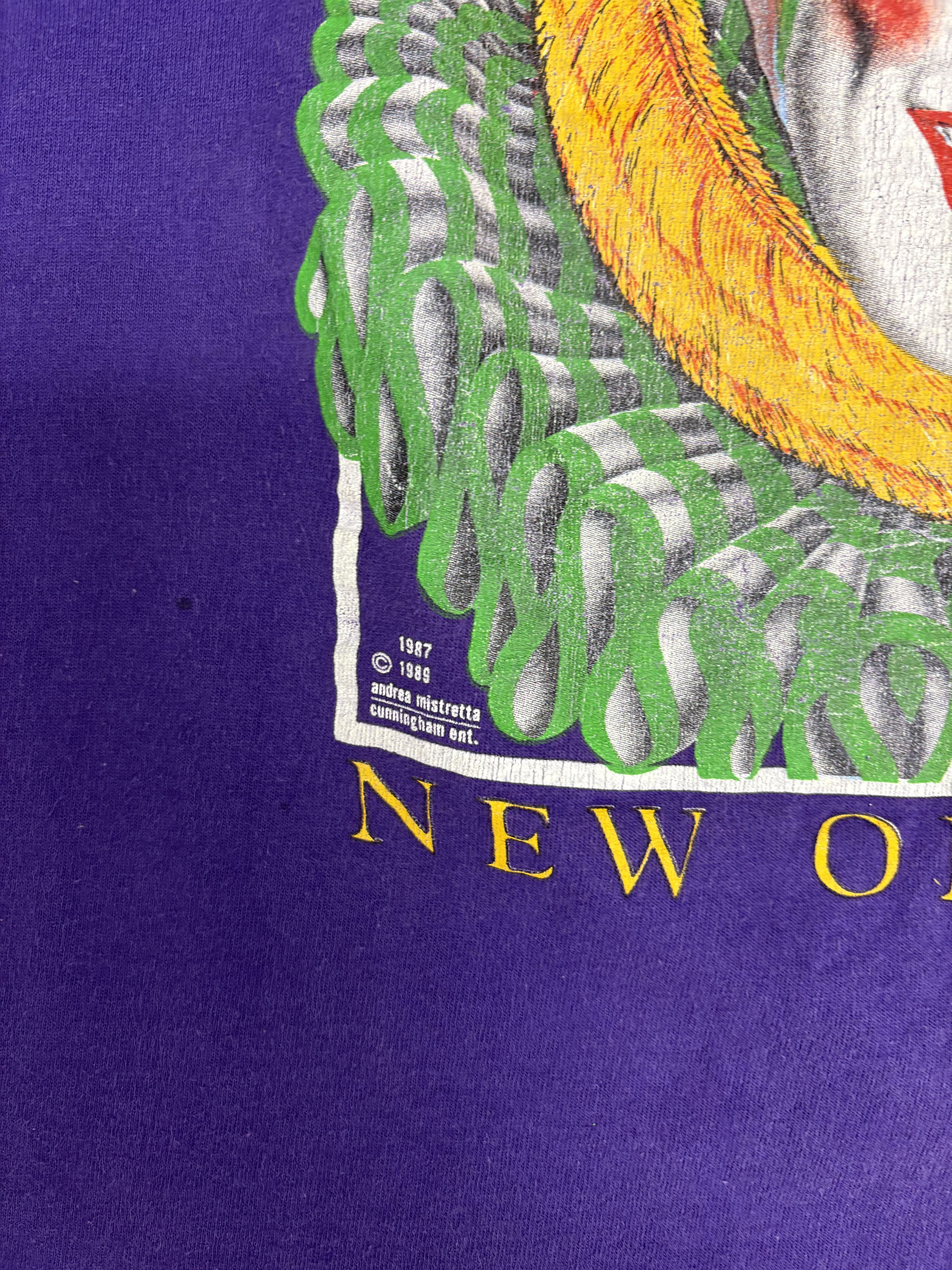 Vintage New Orleans Mystic Vintage Purple Layered T-Shirt Tee Size US L / EU 52-54 / 3 - 3 Thumbnail