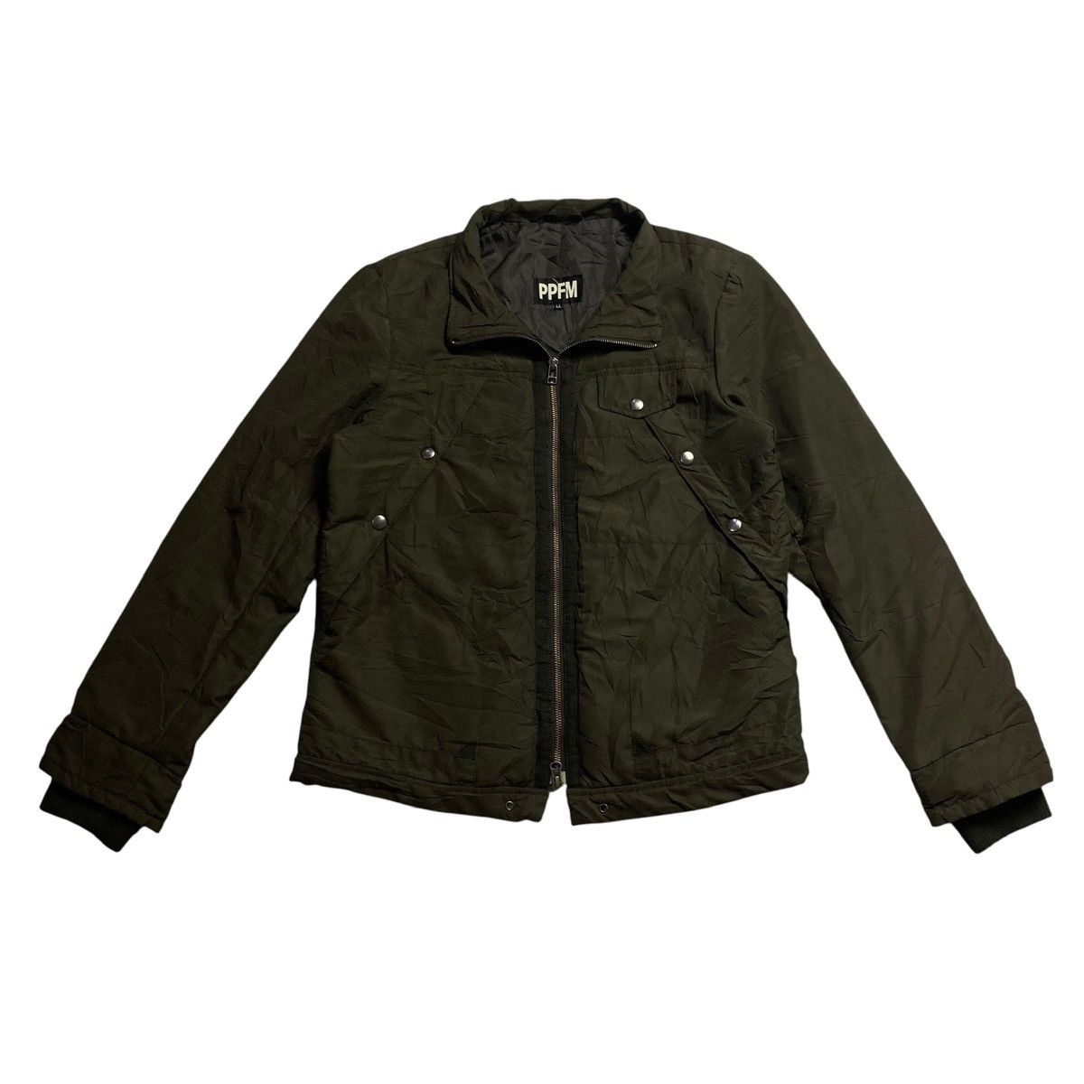 14th Addiction PPFM - Double Zipper Studded Jacket Vkei Style Japanese Size US L / EU 52-54 / 3 - 1 Thumbnail