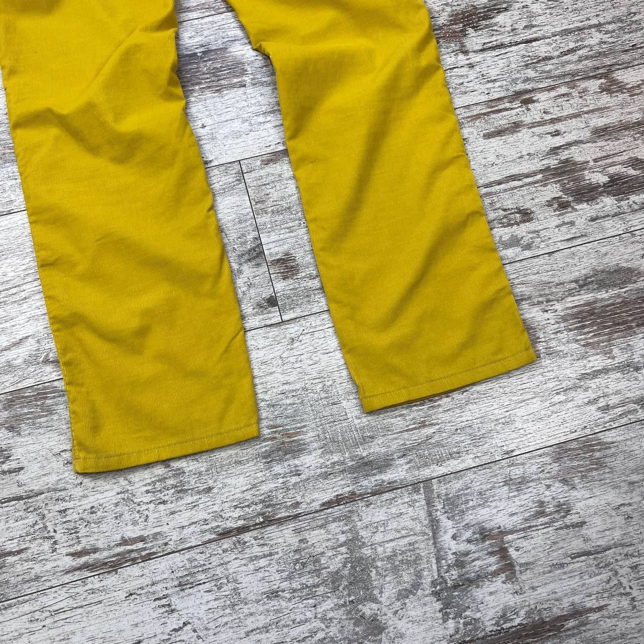 Salvatore Ferragamo Salvatore Ferragamo Сorduroy Yellow Pants Size US 32 / EU 48 - 7 Thumbnail