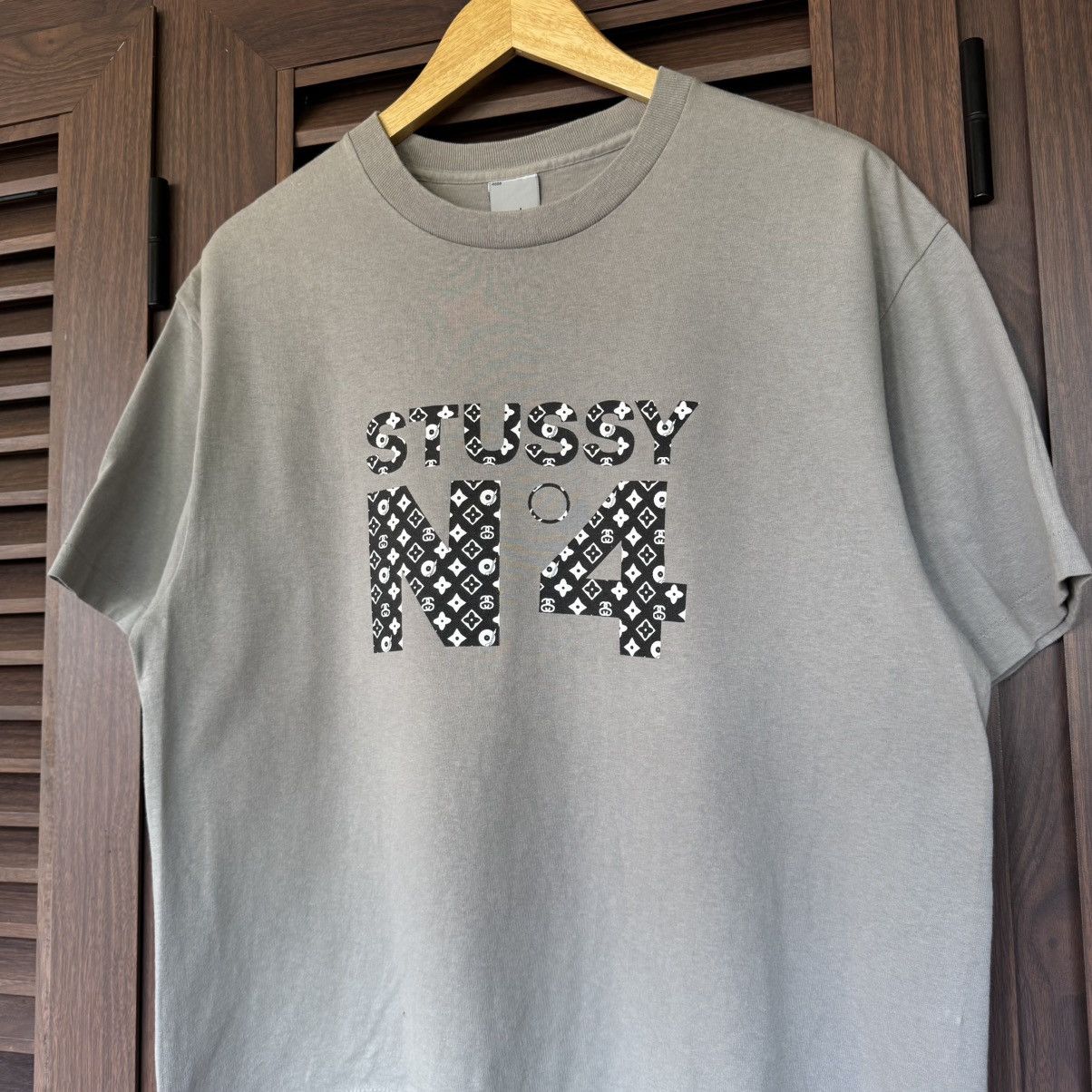 Stussy × Vintage Vintage Stussy 00s N4 Monogram Ripoff Louis Vuitton Size US L / EU 52-54 / 3 - 2 Thumbnail