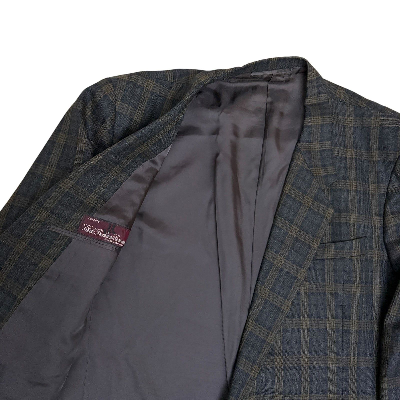Vitale Barberis Canonico $600 VITALE BARBERIS CANONICO Blazer WOOL Sport Coat 50R Size 50R - 3 Thumbnail