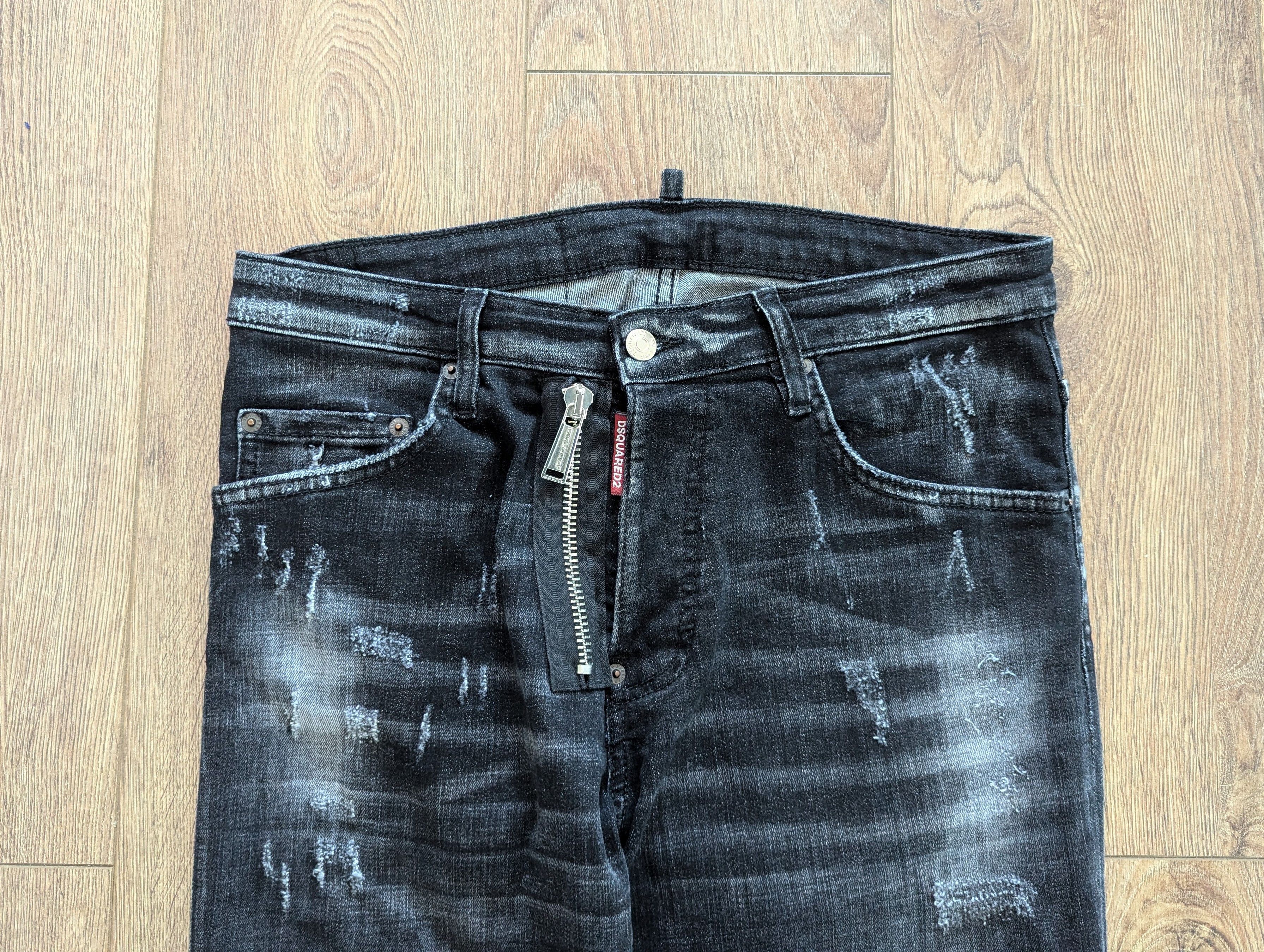 Dsquared2 Dsquared2 Skater Jean 46 Black Made In Italy Luxury Brand Size US 30 / EU 46 - 22 Thumbnail