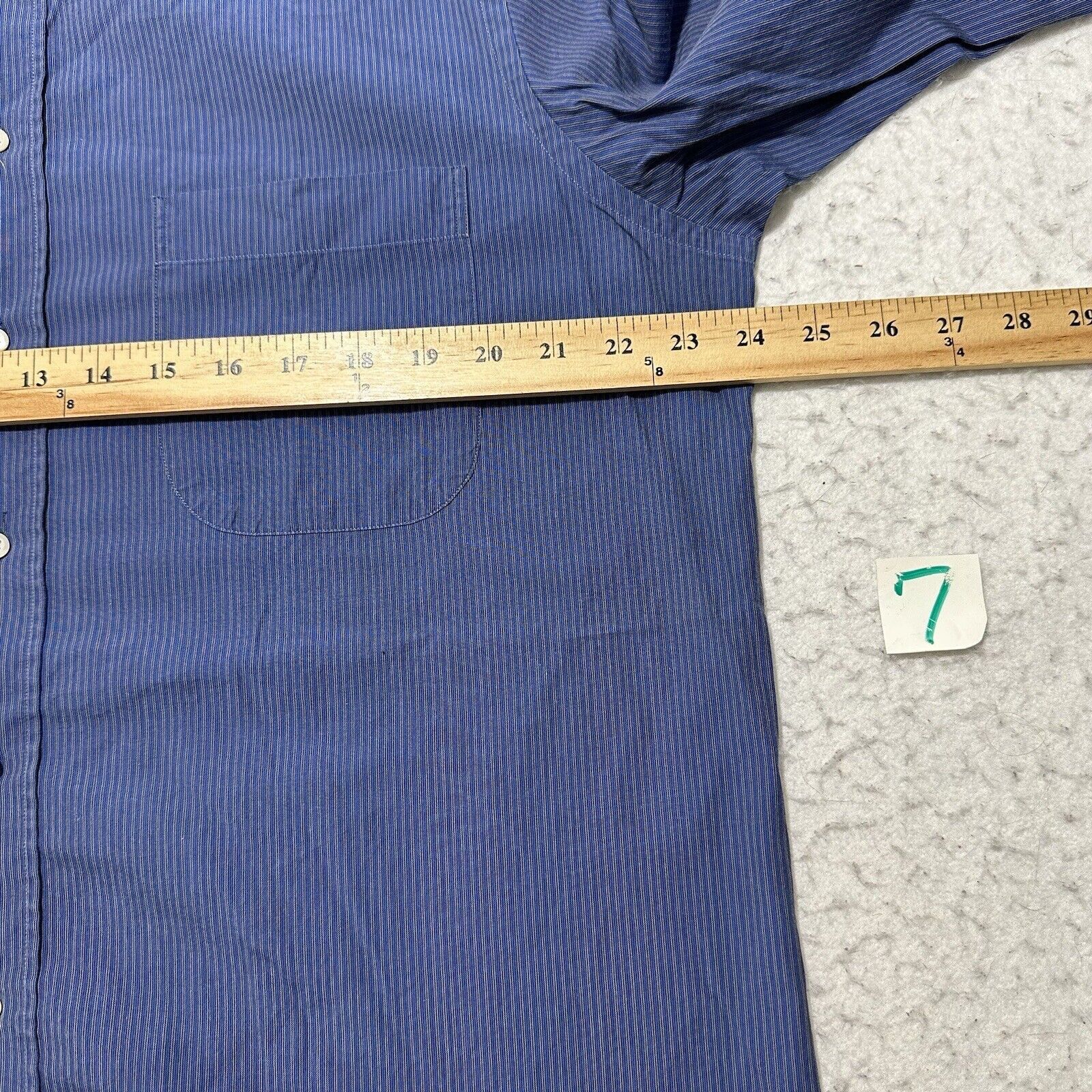Hugo Boss BOSS Hugo Boss 16 Button Down Dress Shirt Blue Pattern Size US L / EU 52-54 / 3 - 7 Thumbnail
