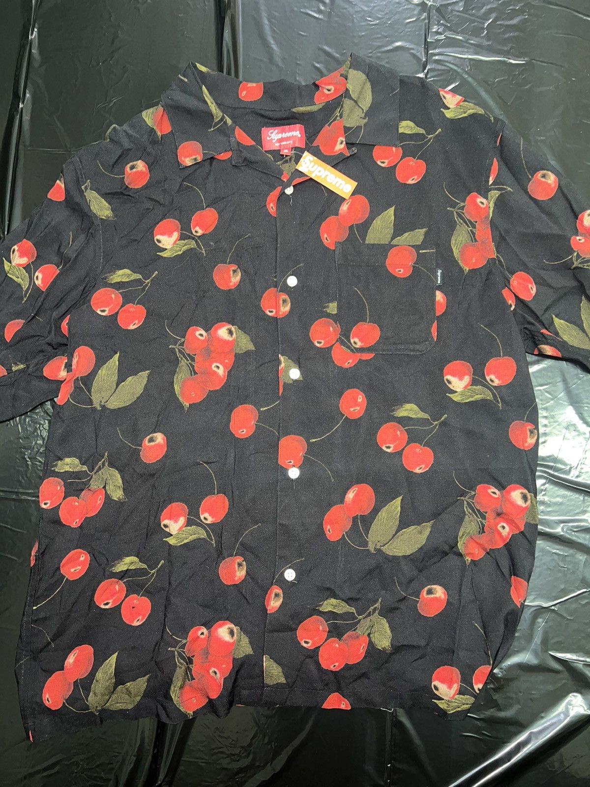 Supreme Cherry Rayon Shirt | Grailed