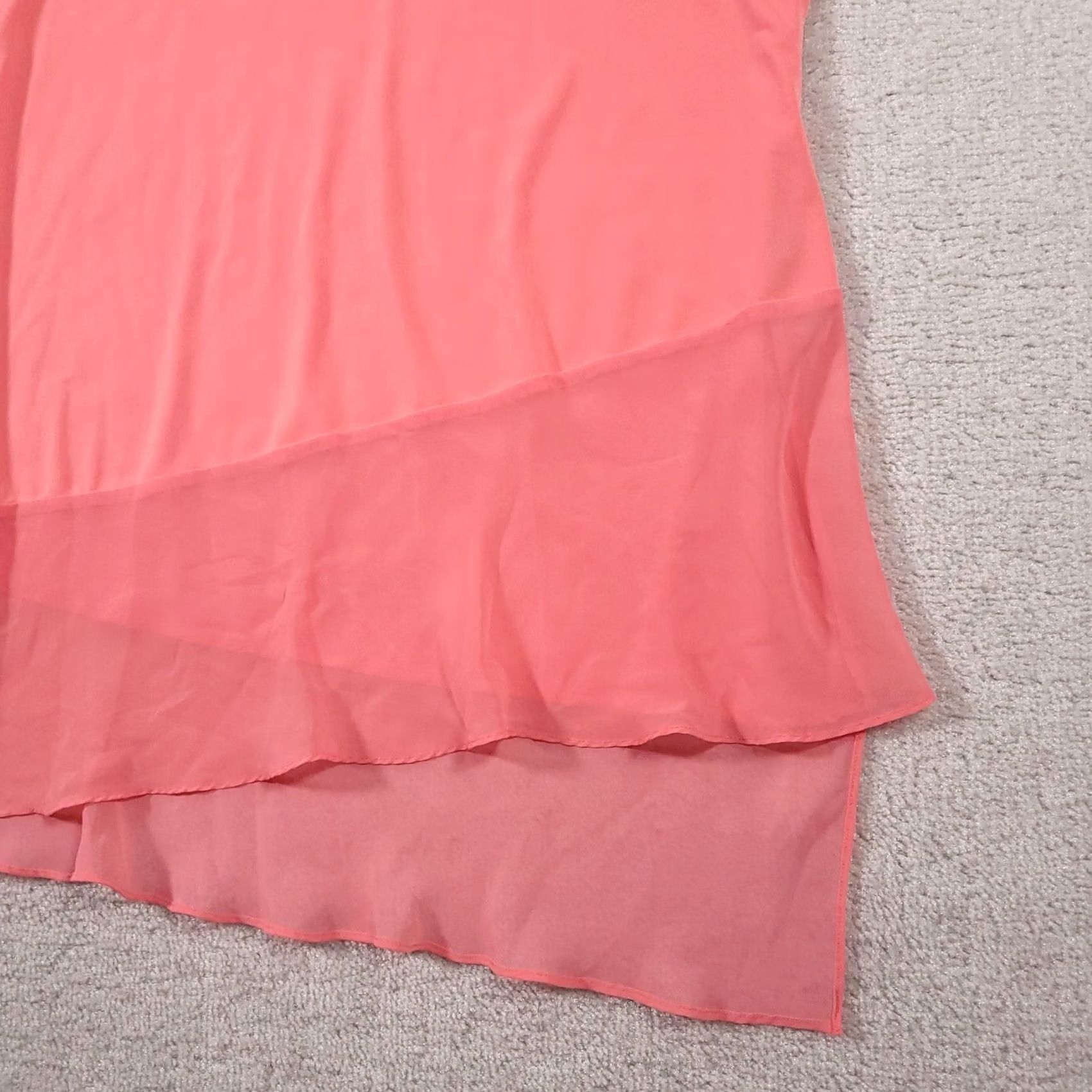 Worthington Worthington Shirt Tank Womens 0X Pink Sheer Lightweight Casual V-Neck Sleeveless Tank 0X Womens Pink Sheer Lightweight Casual Tank V-Neck Size XL / US 12-14 / IT 48-50 - 4 Thumbnail