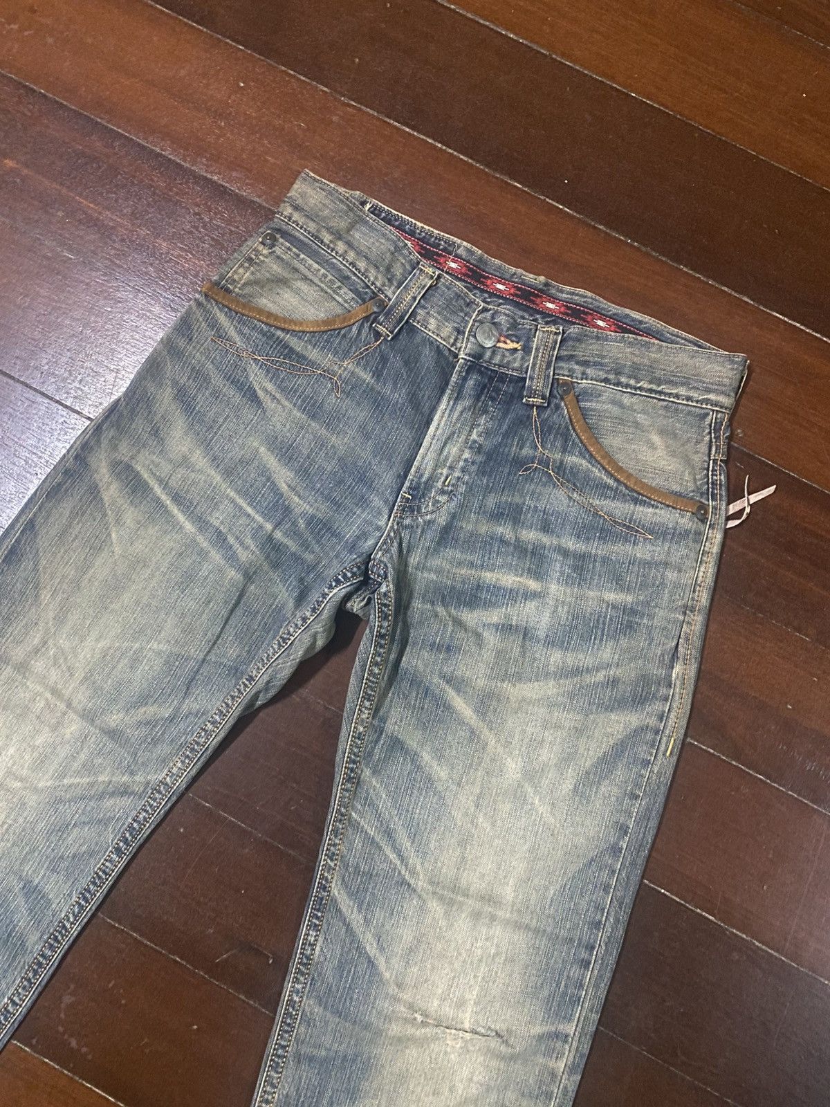 Edwin Edwin exclusive vintage mud wash flare rusty distressed Size US 33 - 5 Thumbnail