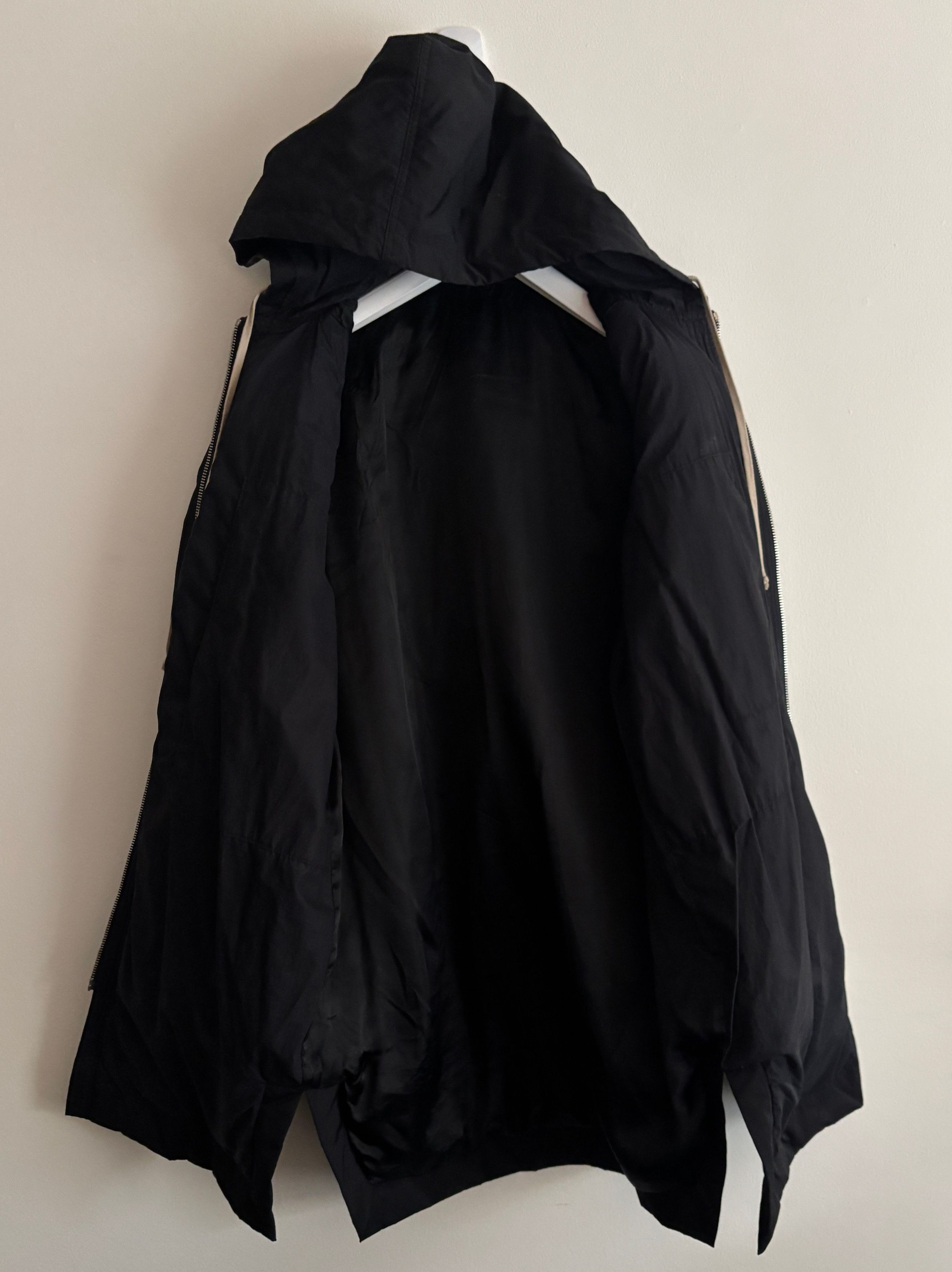 Rick Owens FW15 Sphinx Black Hooded Goose Down Parka - 54/Large - XL Size US L / EU 52-54 / 3 - 13 Thumbnail