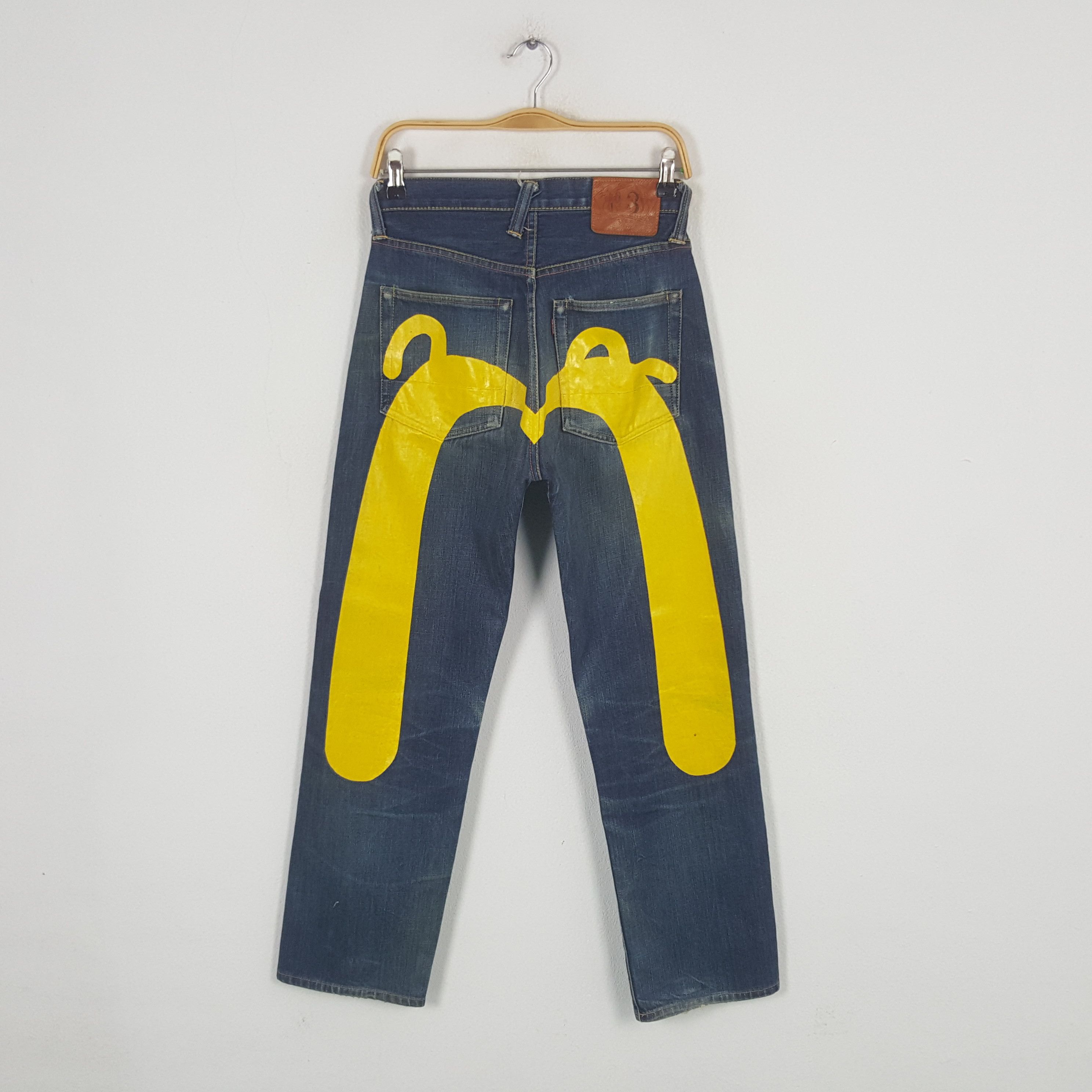 Evisu × Vintage Vintage Evisu Japanese Brand Daicock Custom Denim Jeans Size US 28 / EU 44 - 1 Thumbnail
