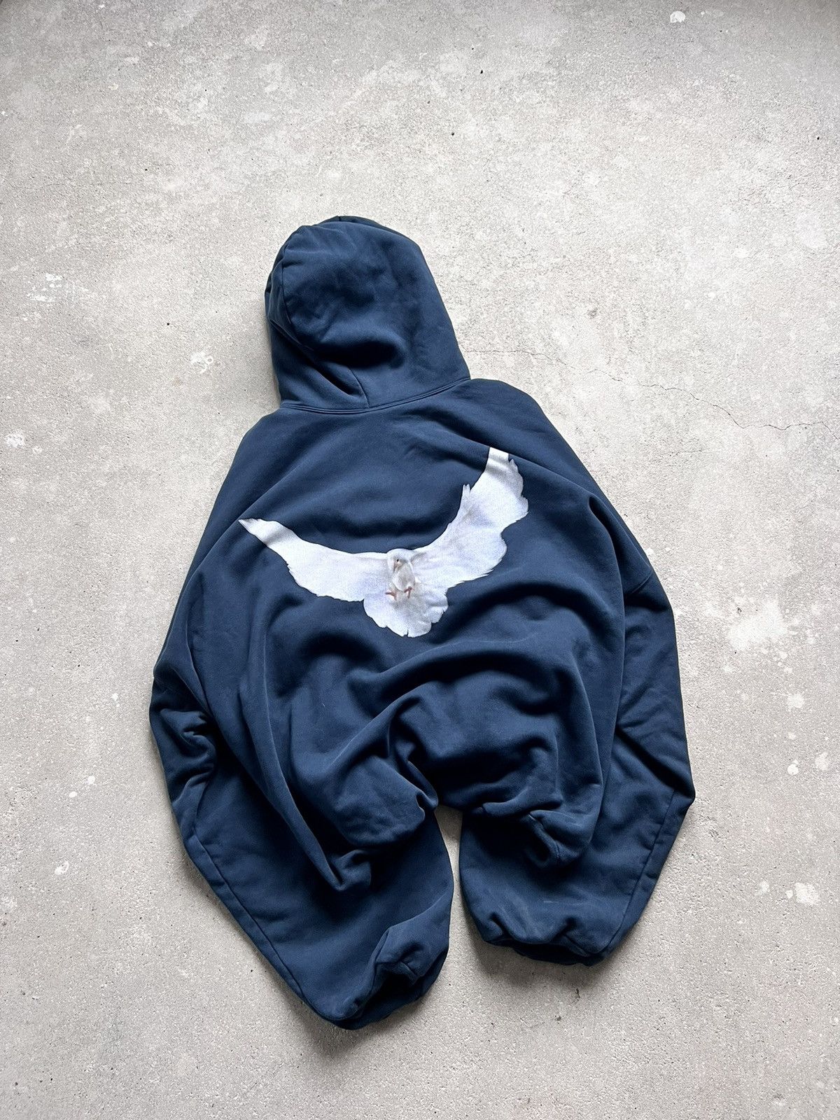 Gap × Kanye West × Yeezy Yeezy Gap Dove Hoodie Dark Blue Size US XL / EU 56 / 4 - 5 Thumbnail