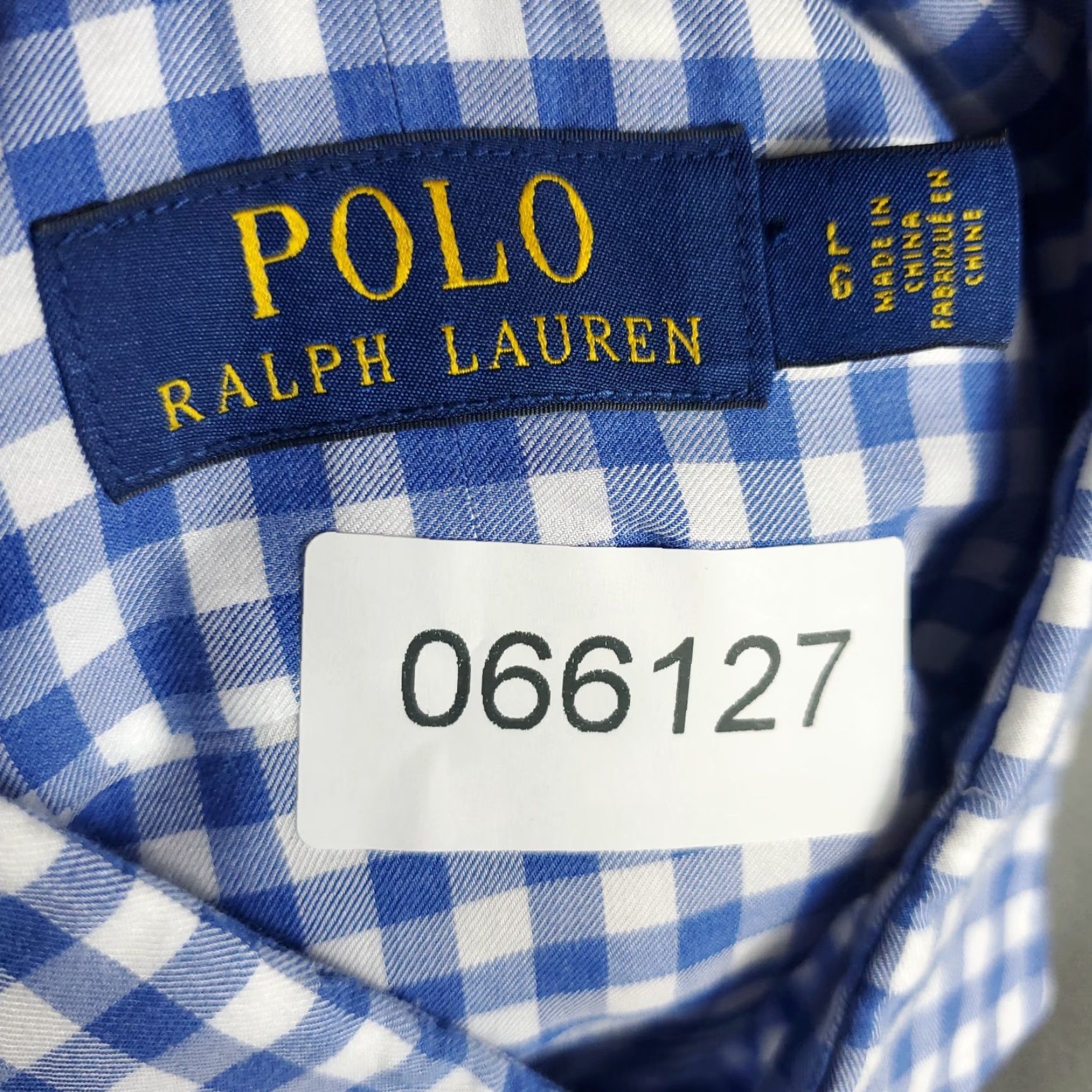 Ralph Lauren Ralph Lauren Shirt Mens Large Blue Check Casual Button Up Long Sleeve Size US L / EU 52-54 / 3 - 7 Thumbnail