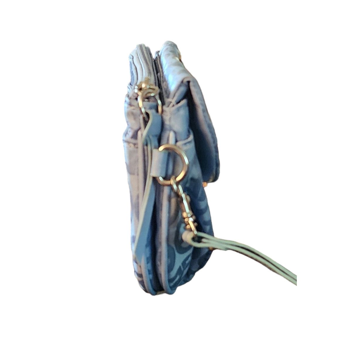 Giani Bernini Giani Bernini satin faux leather trim clutch & card wallet. Size ONE SIZE - 10 Thumbnail