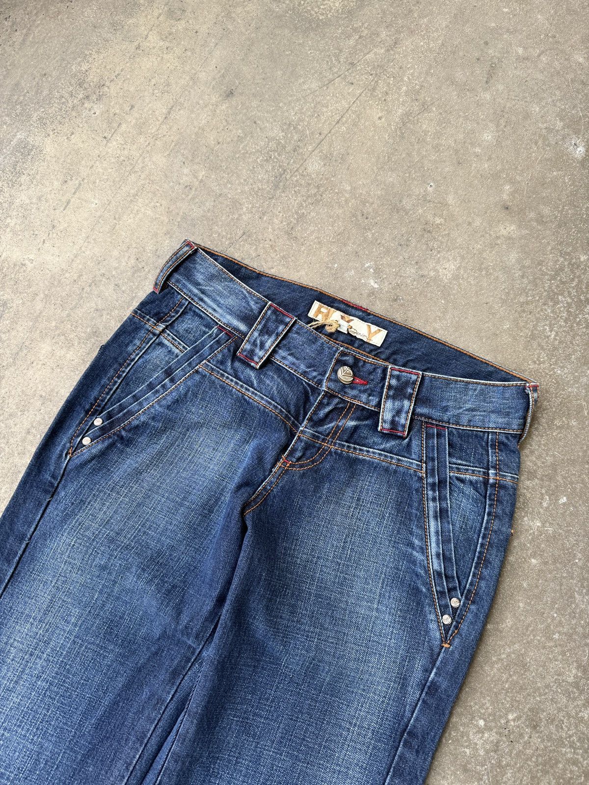 Vintage Vintage y2k Roxy Jeans Denim Pants Size 29" - 2 Thumbnail