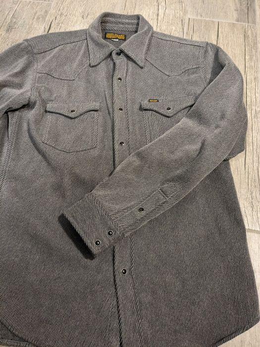 Iron Heart Kersey Western Shirt Grey XXL Grailed