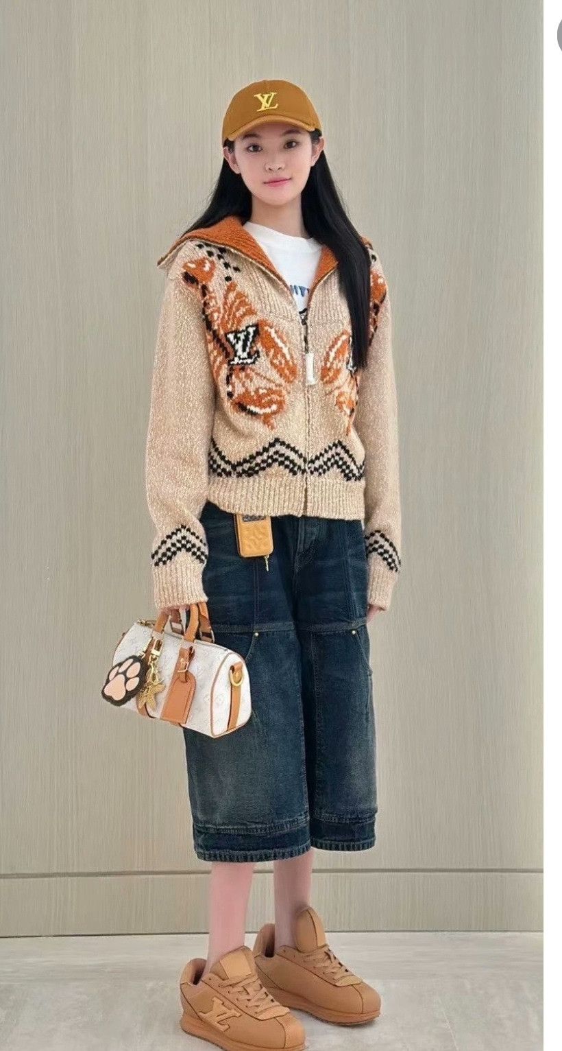 Louis Vuitton LV New Knit Jacquard Zip Jacket Size S / US 4 / IT 40 - 1 Thumbnail