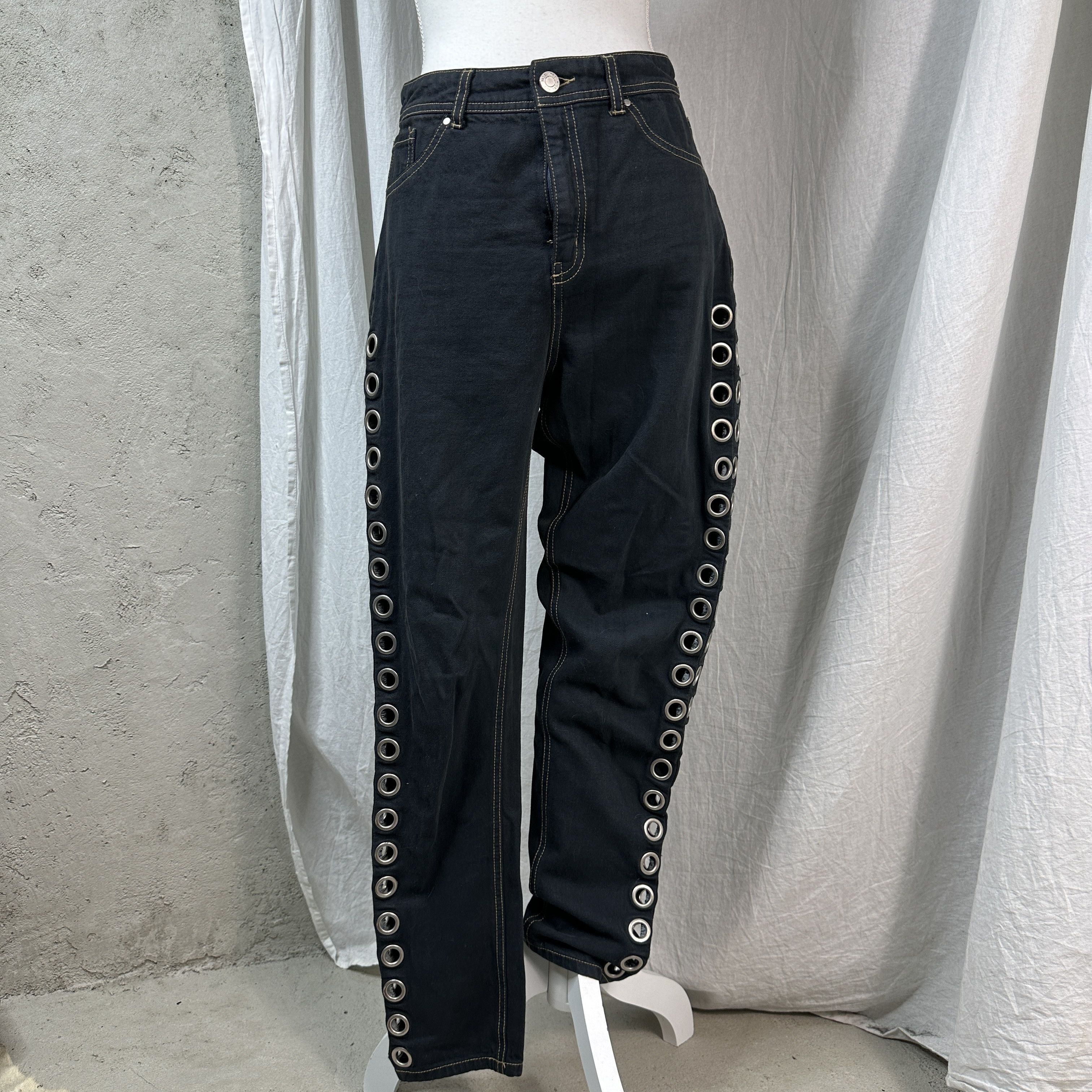 Vintage Vintage Studded Jeans Size 25" / US 0 / IT 36 - 2 Thumbnail