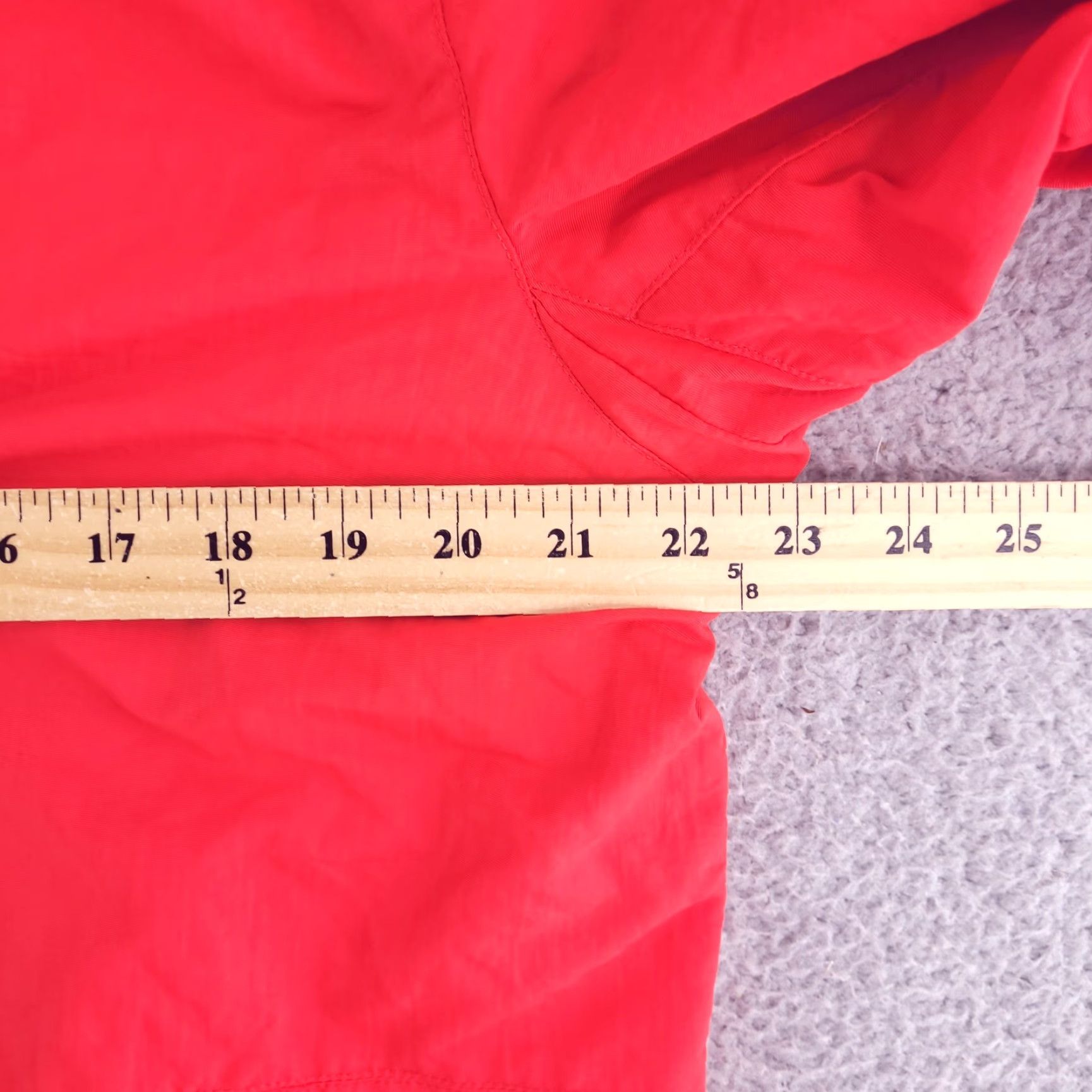 CO Duluth Trading Co Jacket Mens Large Zip Red Windbreaker Rain 100% Nylon Size US L / EU 52-54 / 3 - 5 Thumbnail
