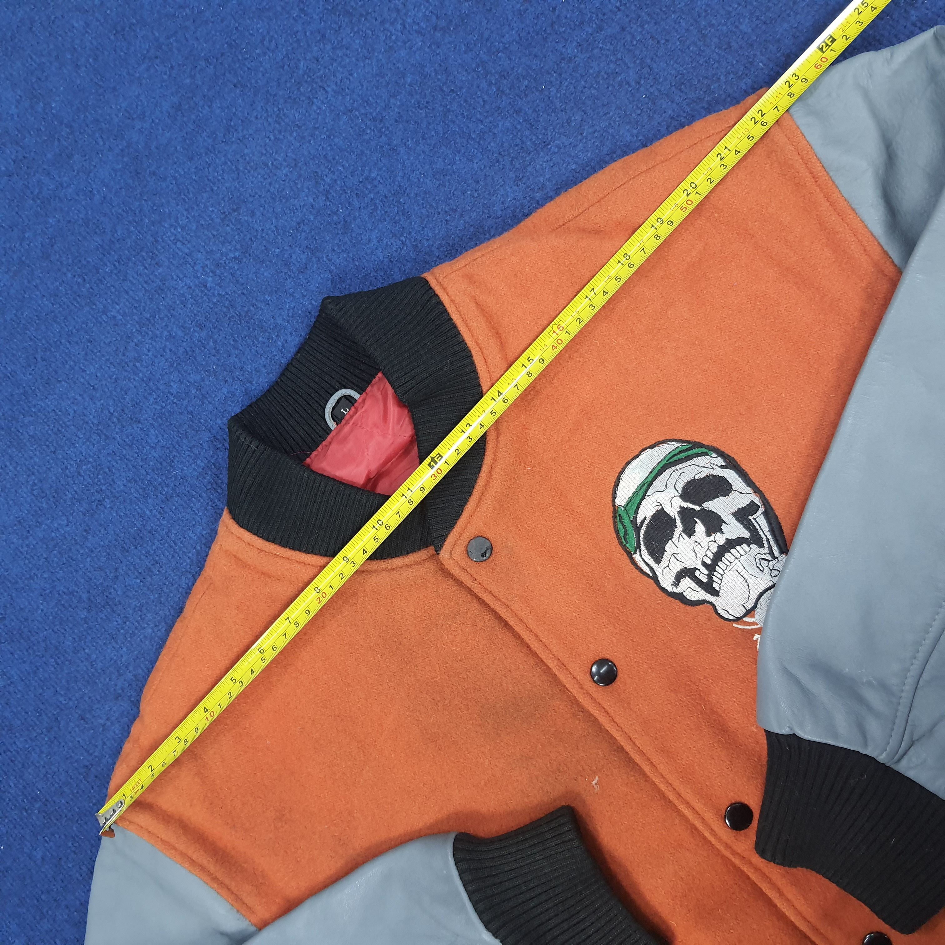 Vintage Vintage Just Brass Native Skull Varsity Jacket Size US L / EU 52-54 / 3 - 9 Thumbnail