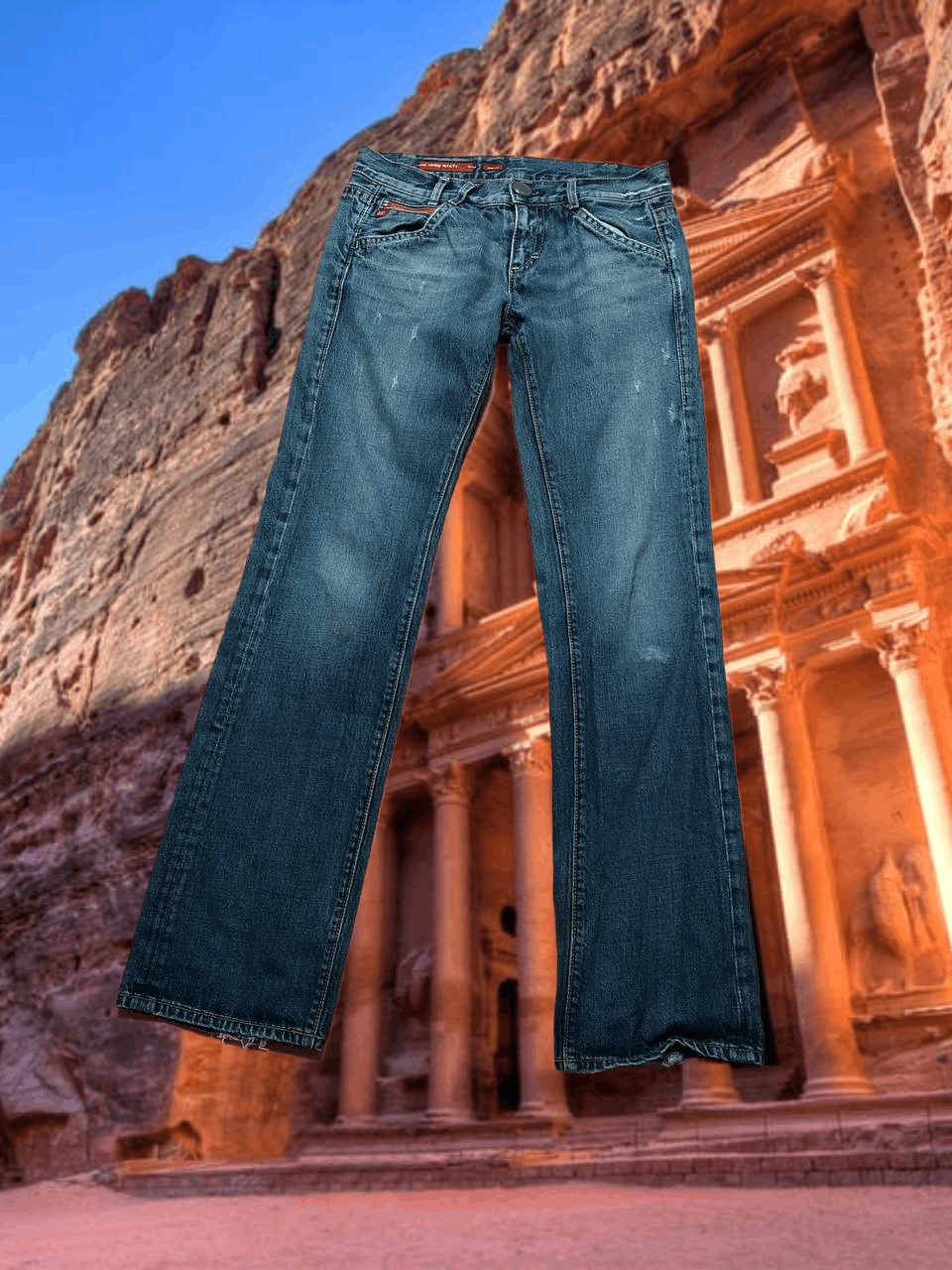 Miss Sixty Vintage blue Distressed Jeans jeans Y2K Miss Sixty Size 26" / US 2 / IT 38 - 1 Thumbnail