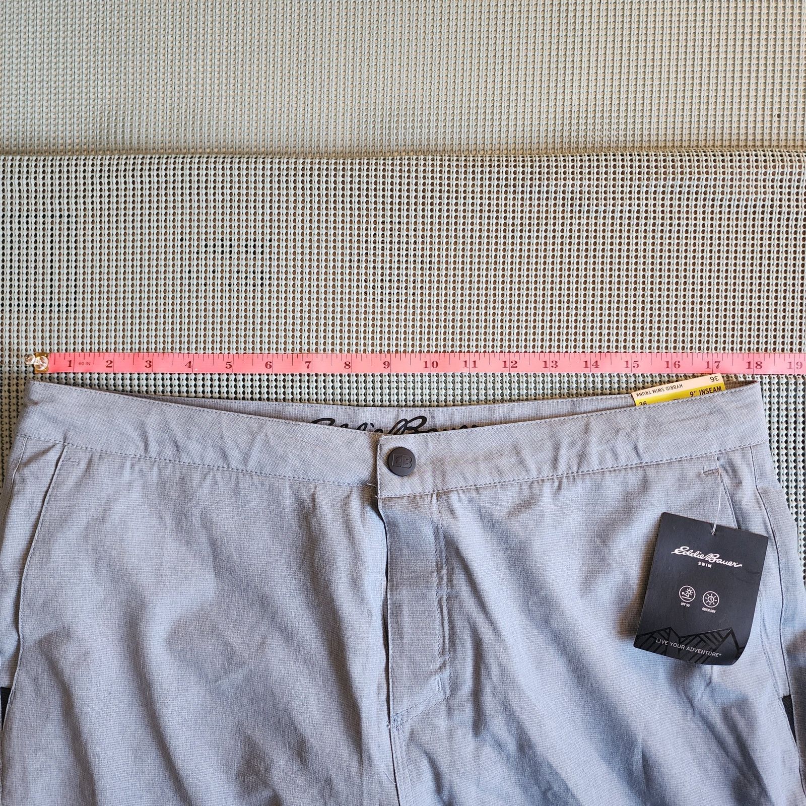 Eddie Bauer Eddie Bauer Hybrid Swim Trunks Chambray Blue Size 36 Size US 36 / EU 52 - 3 Thumbnail