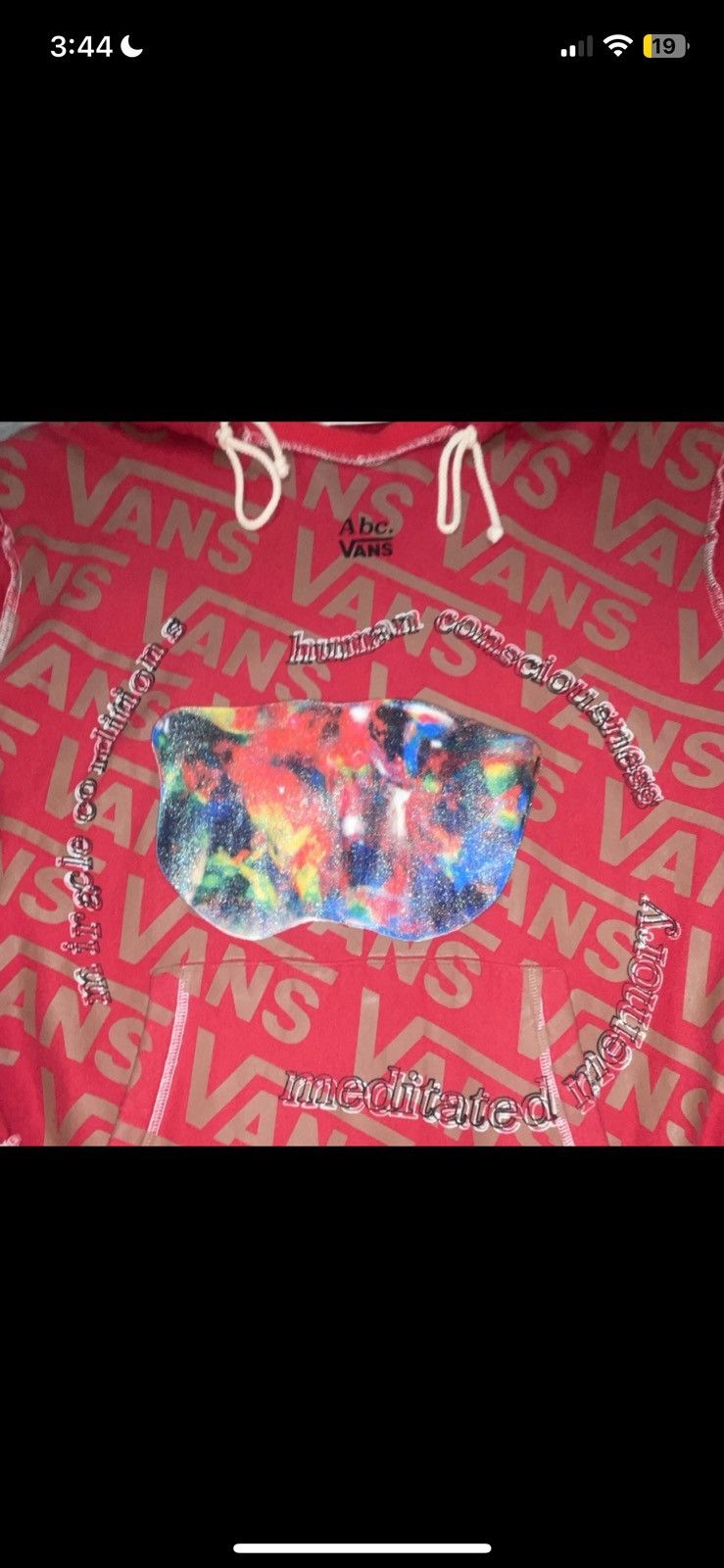 Advisory Board Crystals × Vans Vans Advisory Board Crystals Opal Shoebox Hoodie XL Red Size US XL / EU 56 / 4 - 2 Thumbnail