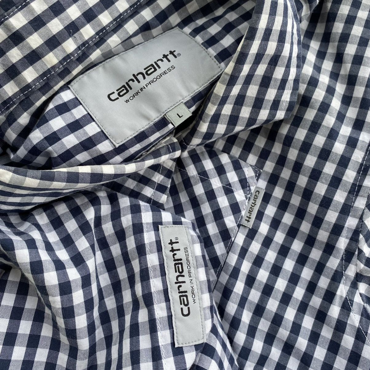 Carhartt × Vintage Carhartt WIP plaid Shirt button Size US L / EU 52-54 / 3 - 2 Thumbnail
