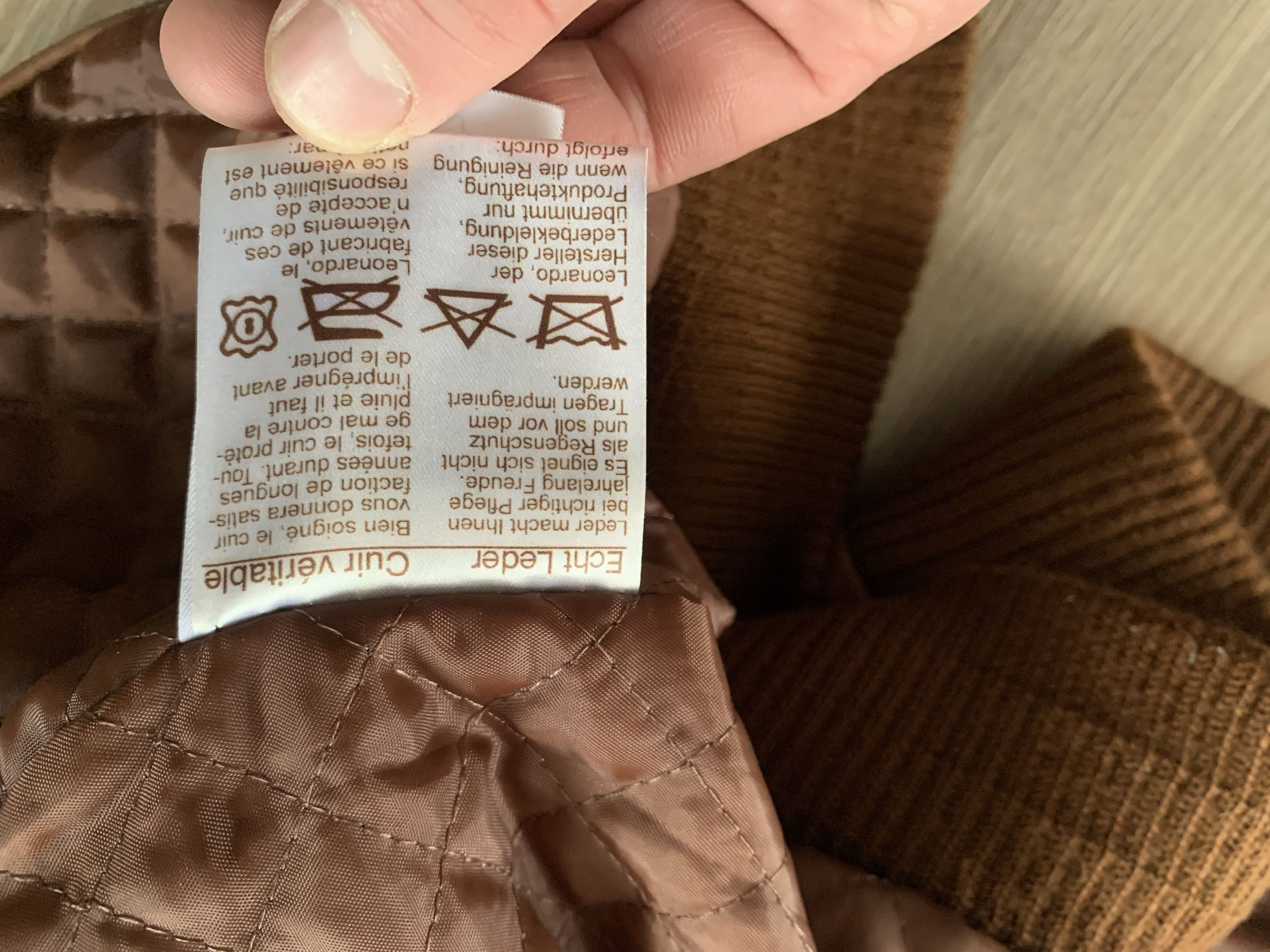 Other Leonardo Real Leather Brown Bomber Jacket Size S / US 4 / IT 40 - 10 Thumbnail