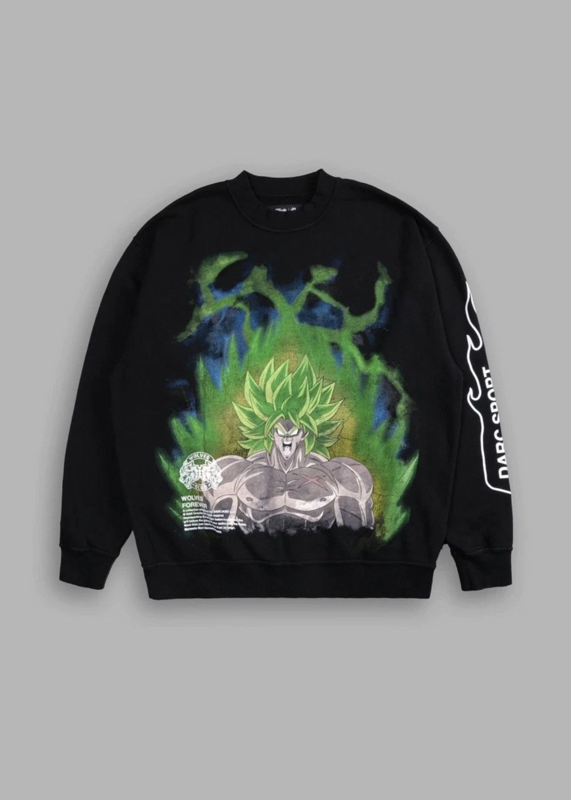 Darc Sport Broly dbz New Level Of Power Crewneck LARGE DARC SPORT Size US L / EU 52-54 / 3 - 1 Thumbnail